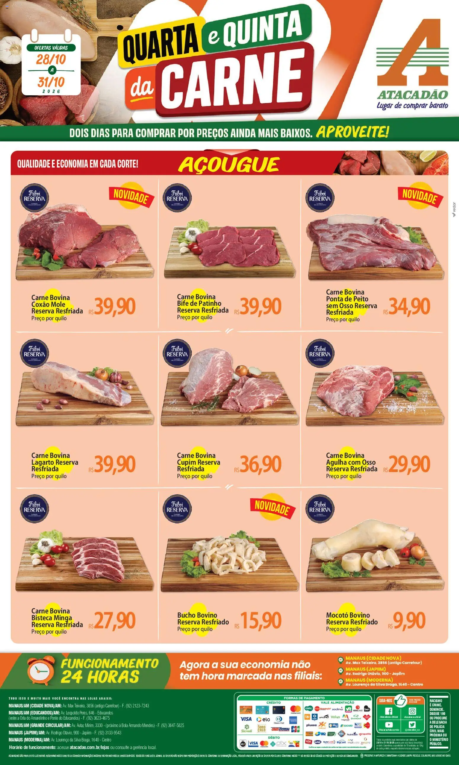 Pré-Visualização do folheto "Atacadão ofertas - AM" da loja Atacadão válido a partir de 28/10/2026
