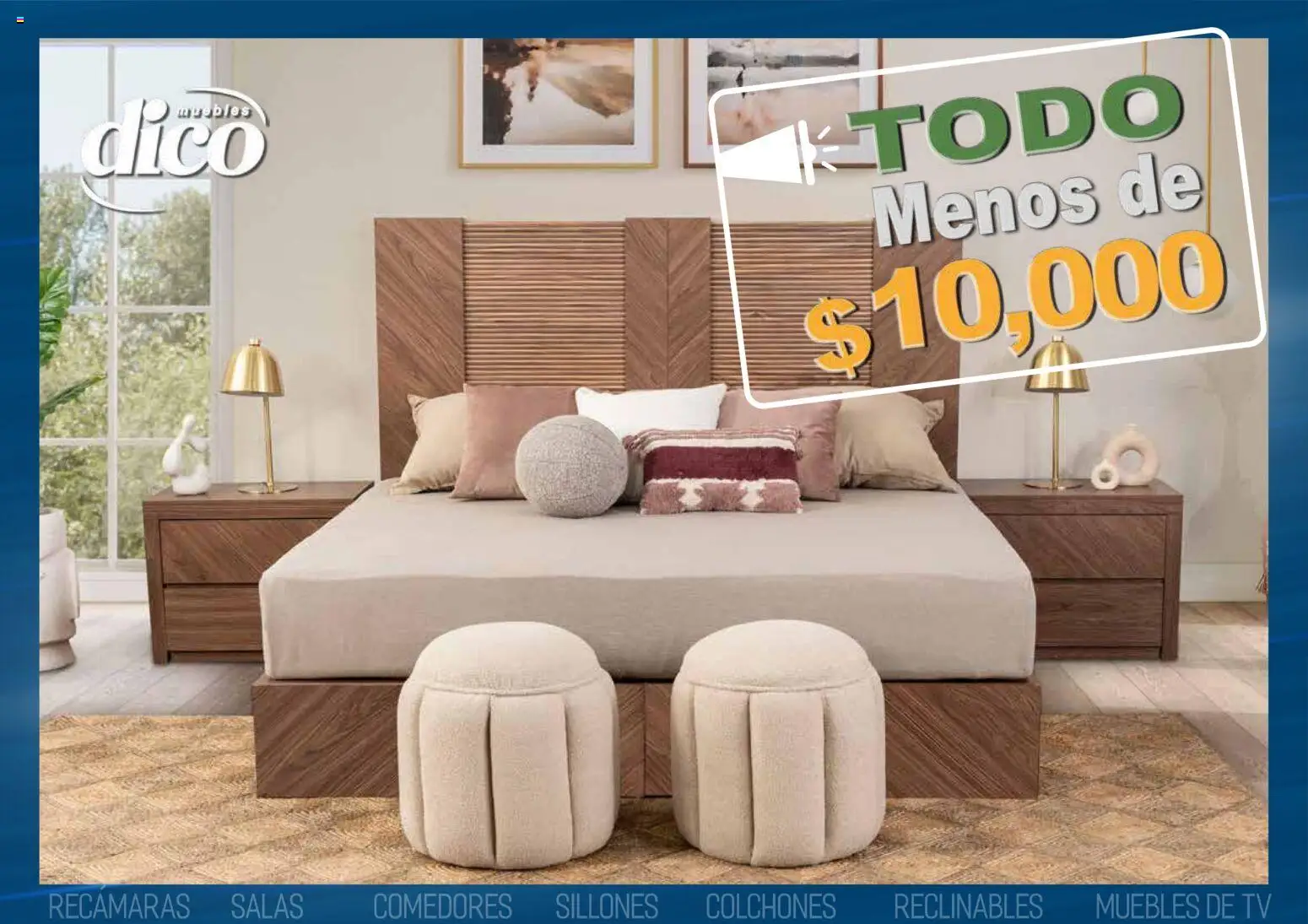 Vista previa las ofertas de la tienda Muebles Dico - Muebles Dico catálogo Todo menos de 10000 Pacifico desde el 09/04/2026 