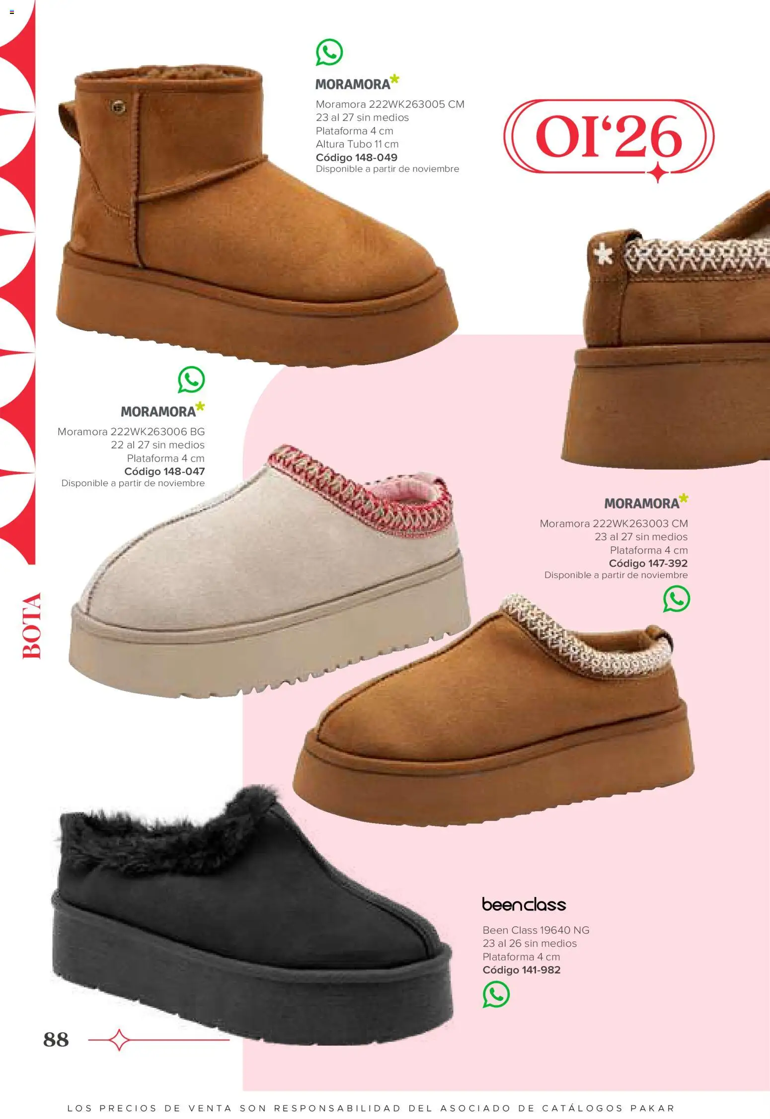 Vista previa las ofertas de la tienda SC Pakar - SC Pakar catálogo Bota desde el 31/07/2026 