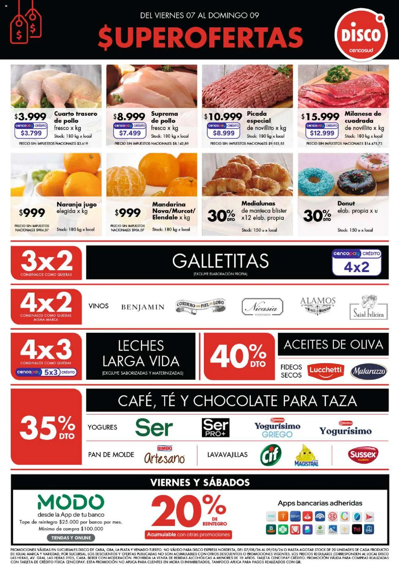 Vista previa del folleto de la tienda Disco válido desde el 07/08/2026 