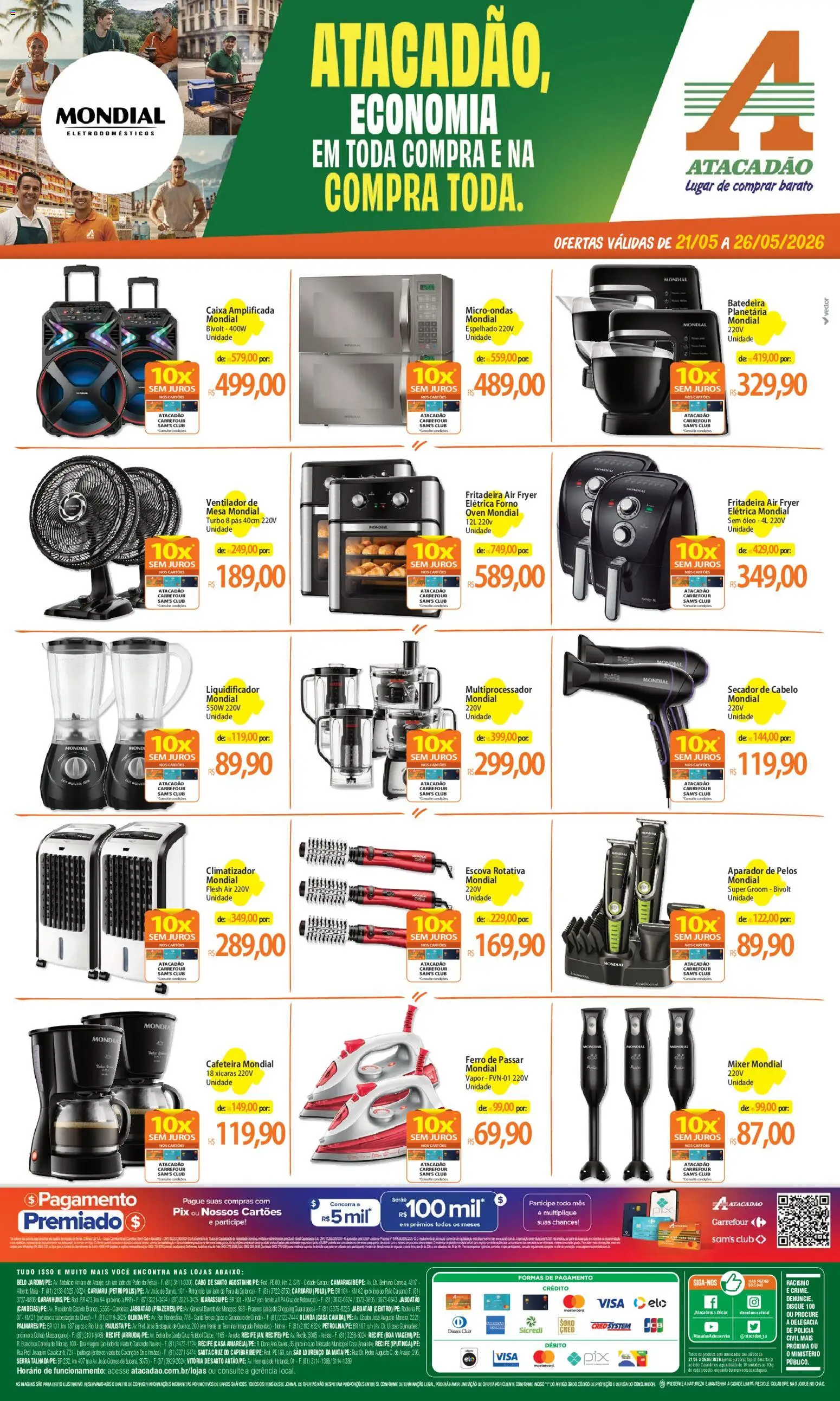 Pré-Visualização do folheto "Atacadão ofertas - PE" da loja Atacadão válido a partir de 21/05/2026