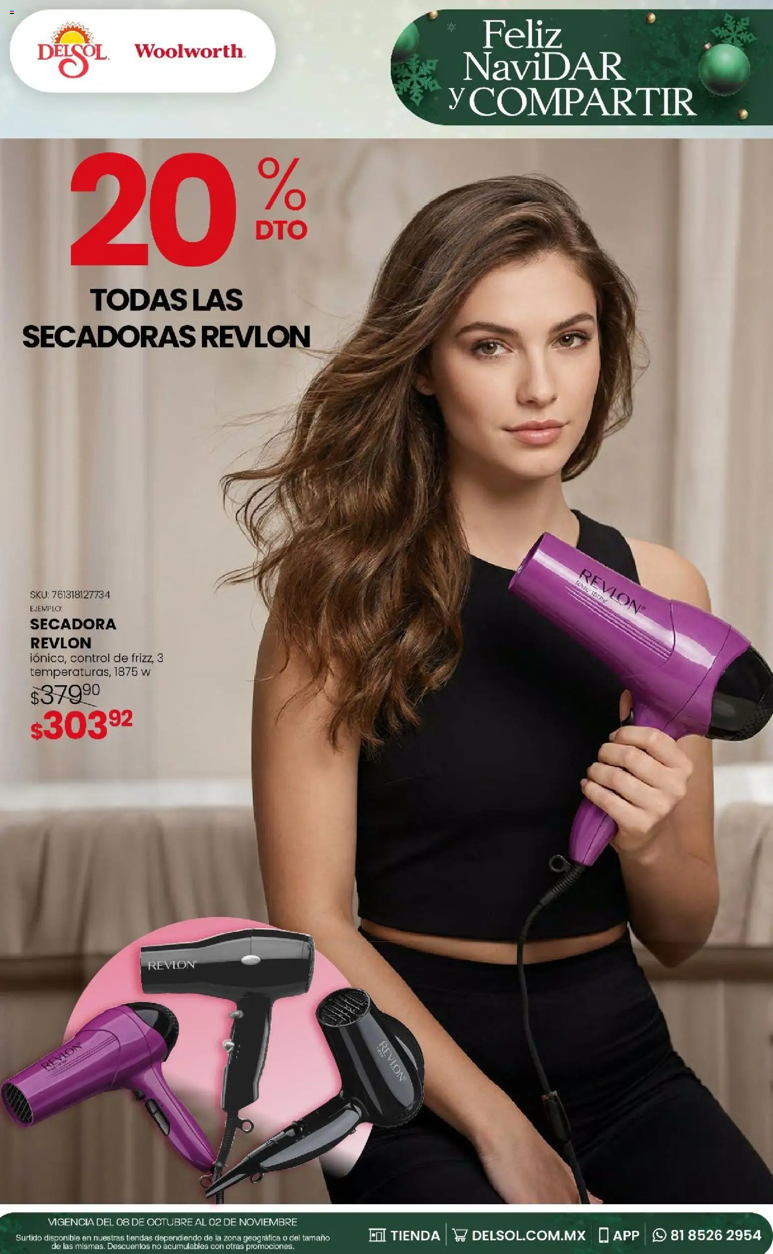 Vista previa las ofertas de la tienda Del Sol y Woolworth - Del Sol y Woolworth - Feliz NaviDar y Compartir desde el 08/10/2026 