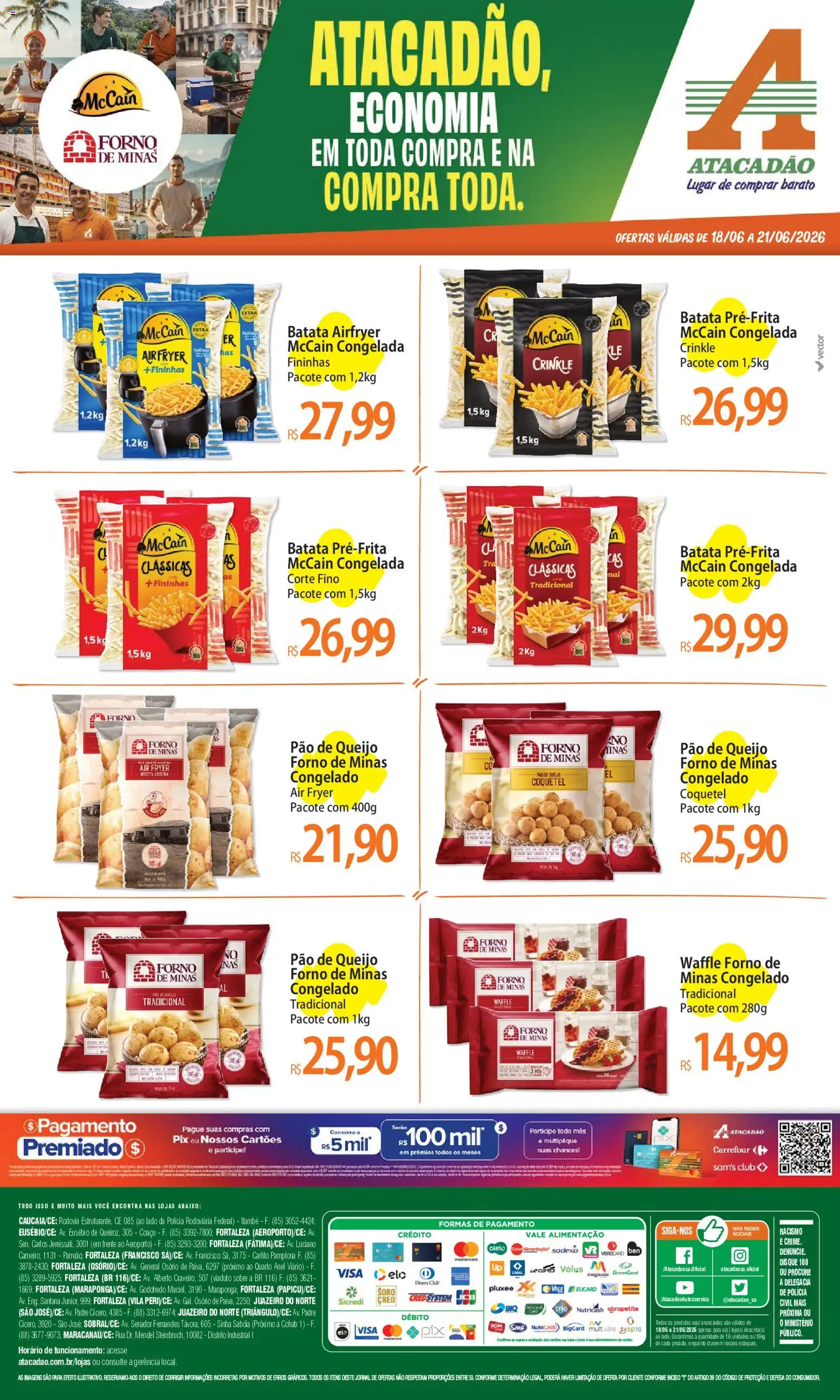 Pré-Visualização do folheto "Atacadão ofertas - CE" da loja Atacadão válido a partir de 18/06/2026