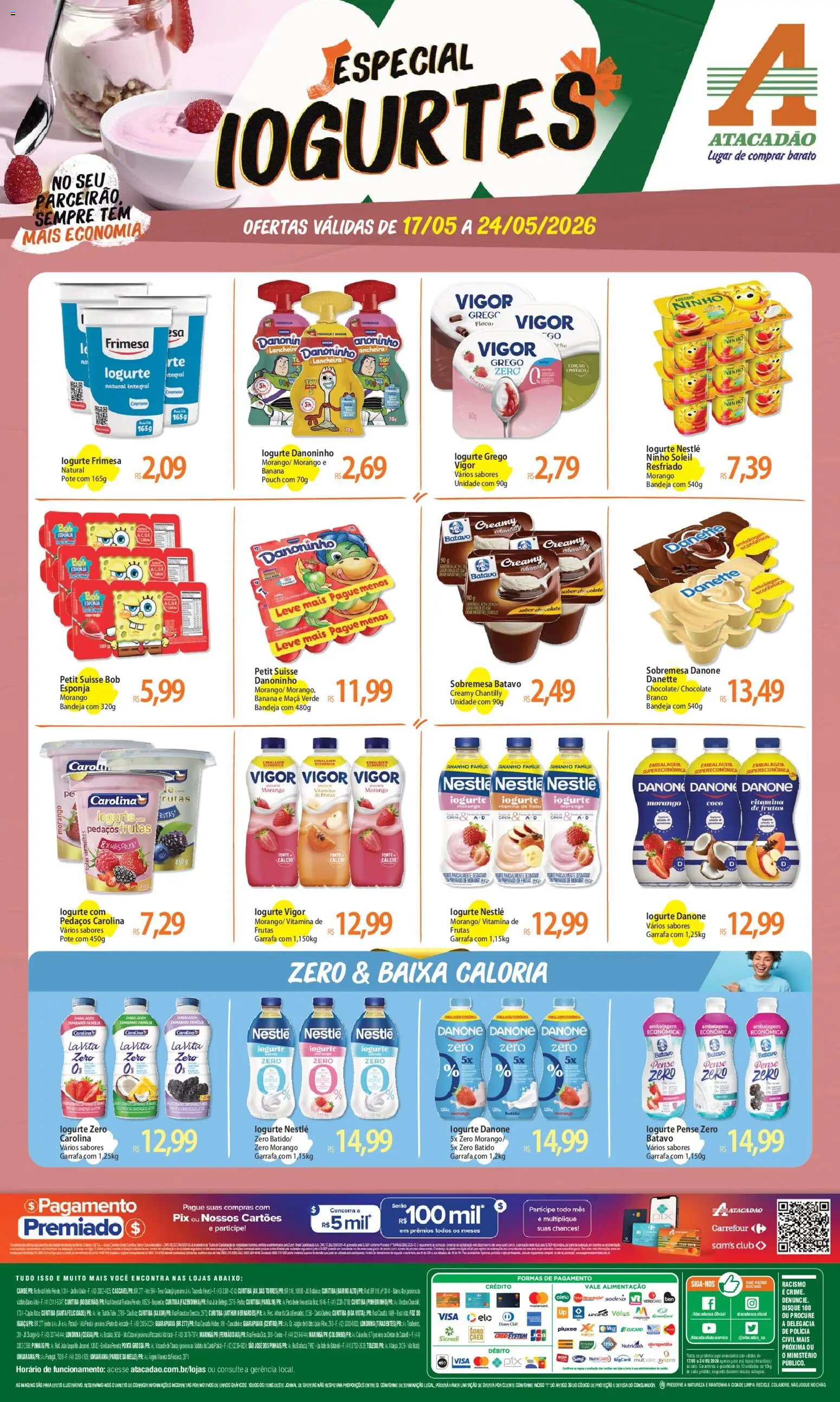 Pré-Visualização do folheto "Atacadão ofertas - PR" da loja Atacadão válido a partir de 17/05/2026
