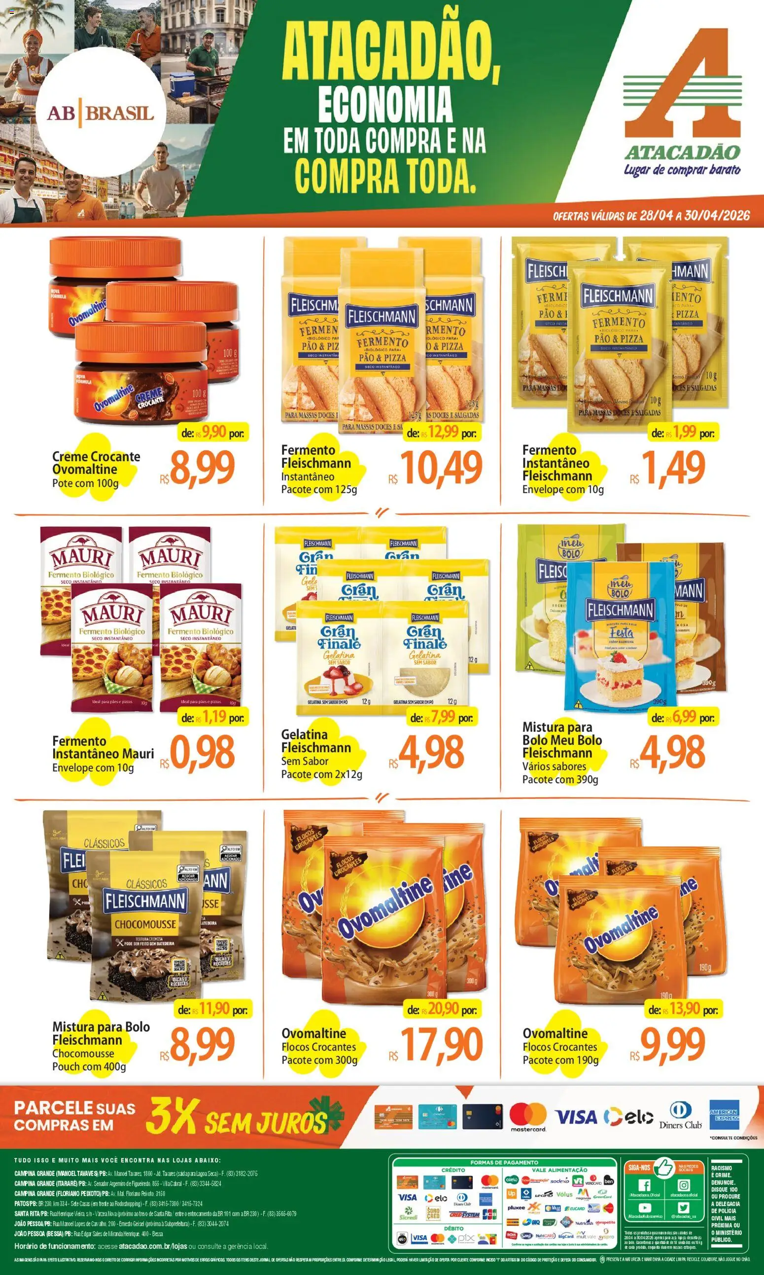 Pré-Visualização do folheto "Atacadão ofertas - PB" da loja Atacadão válido a partir de 28/04/2026
