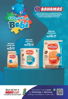 Pré-Visualização do folheto "Bahamas Supermercados ofertas Festival do Bebê Nestlé" da loja Bahamas Supermercados válido a partir de 23/07/2026