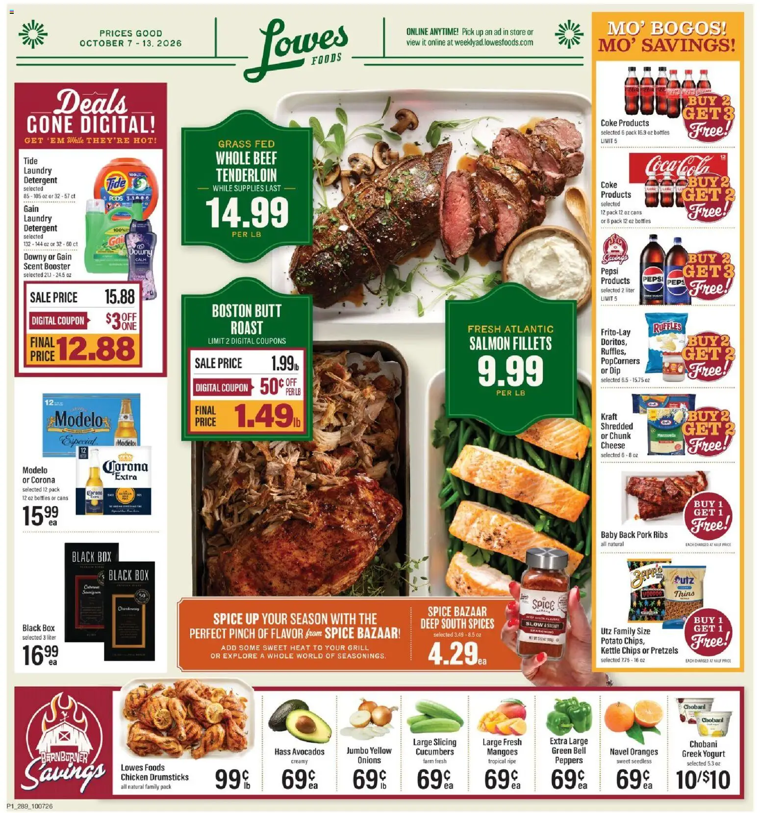 Ad Preview of Lowes Foods Lowes Foods Weekly Ad from 10/07/2026