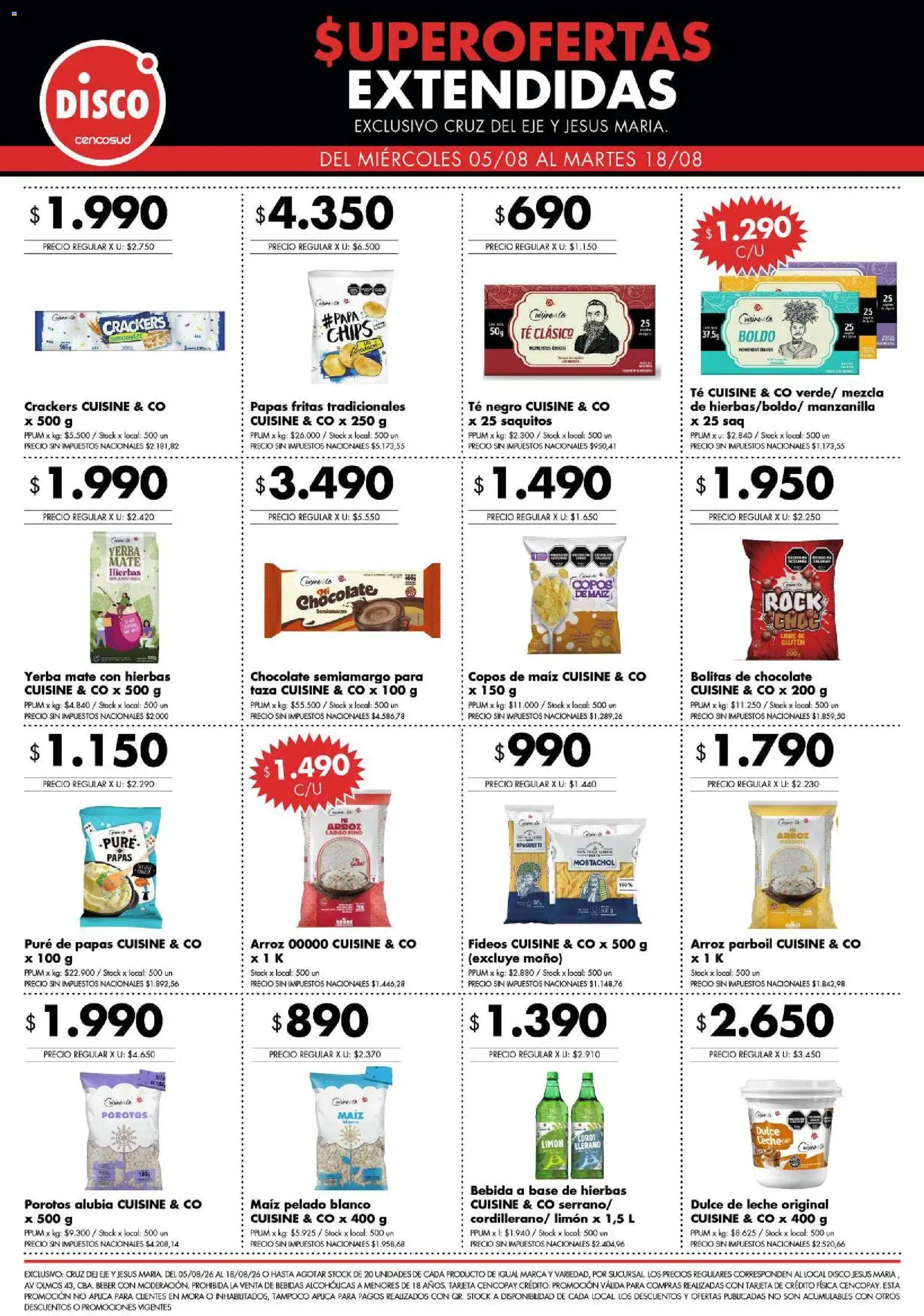 Vista previa del folleto de la tienda Disco válido desde el 05/08/2026 
