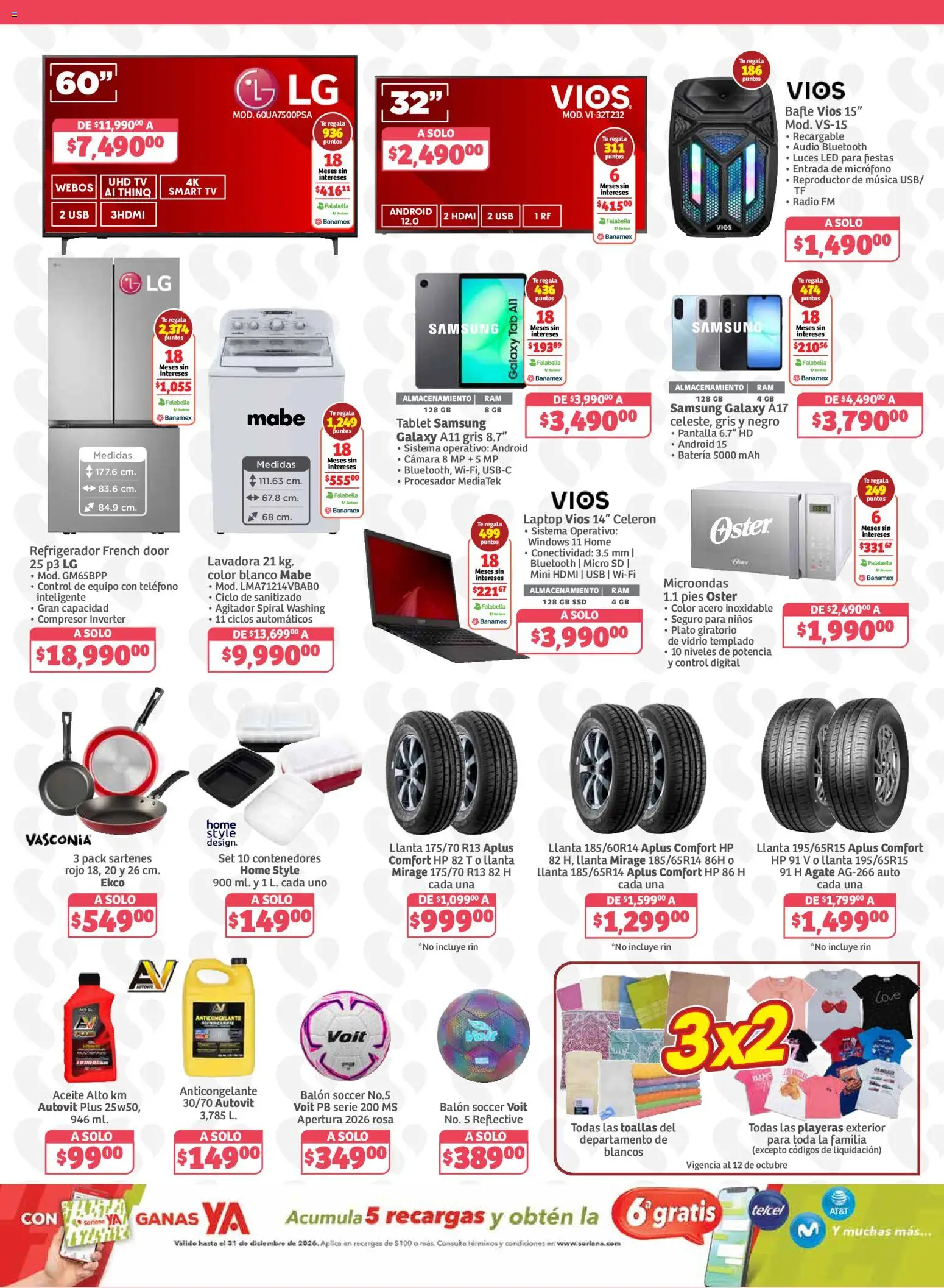 Vista previa las ofertas de la tienda Soriana - Soriana folleto En México Oferta se dice Soriana desde el 09/10/2026 