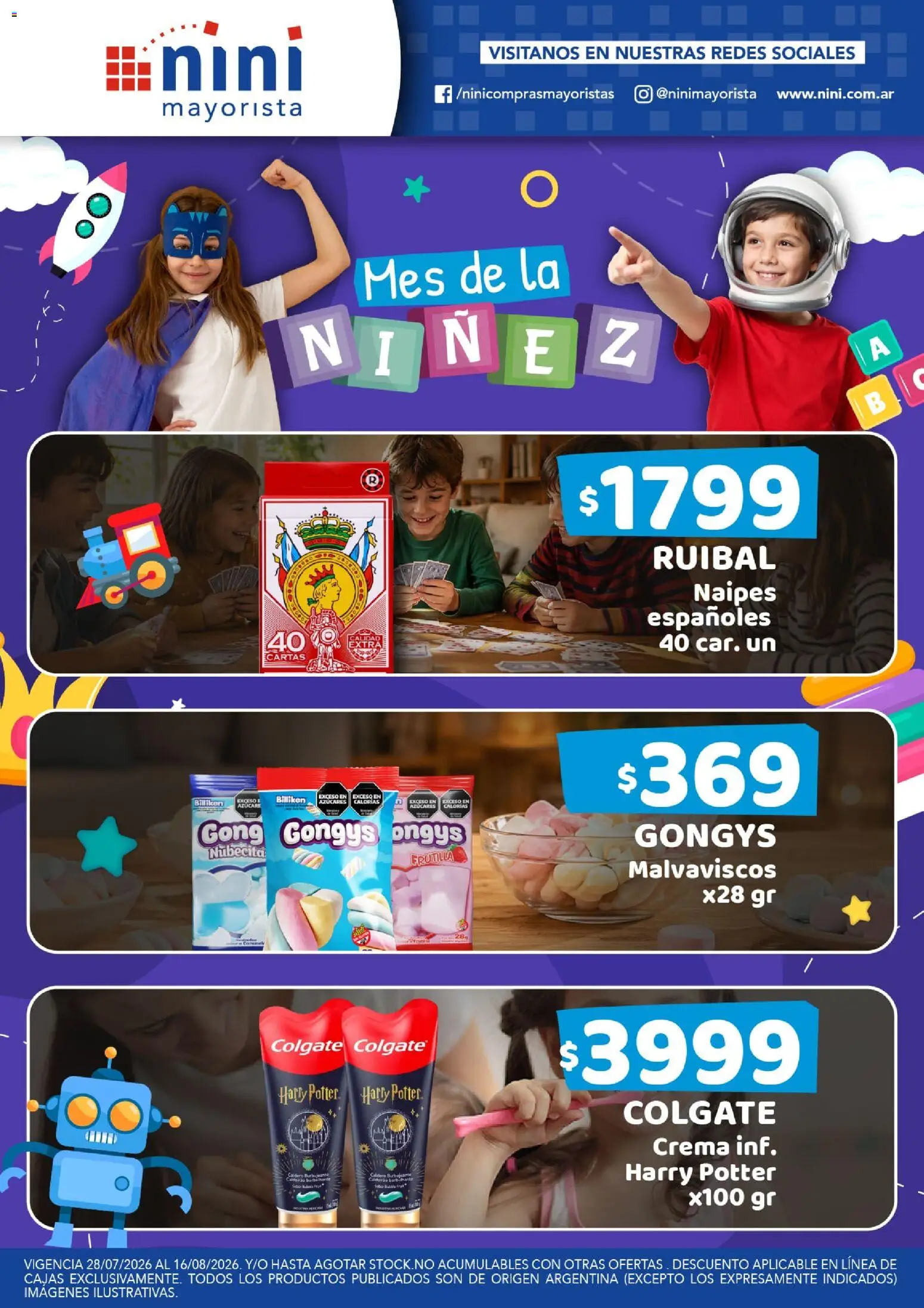 Vista previa del folleto de la tienda NINI Mayorista válido desde el 28/07/2026 