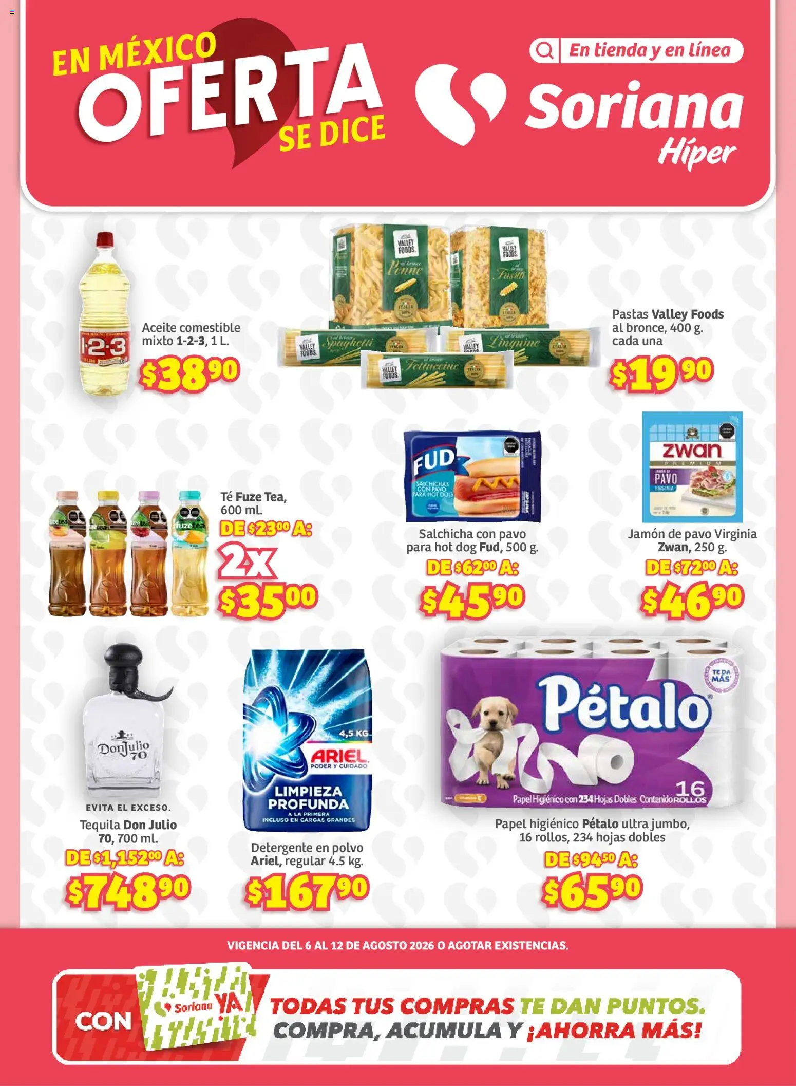 Vista previa las ofertas de la tienda Soriana - Soriana folleto desde el 06/08/2026 