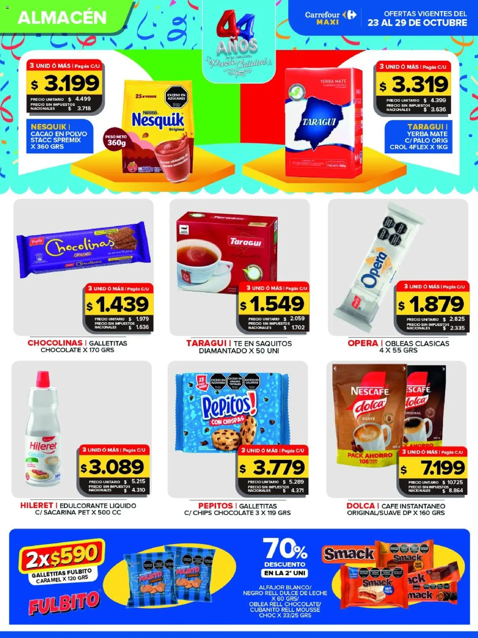 Vista previa del folleto de la tienda Carrefour Maxi válido desde el 23/10/2026 