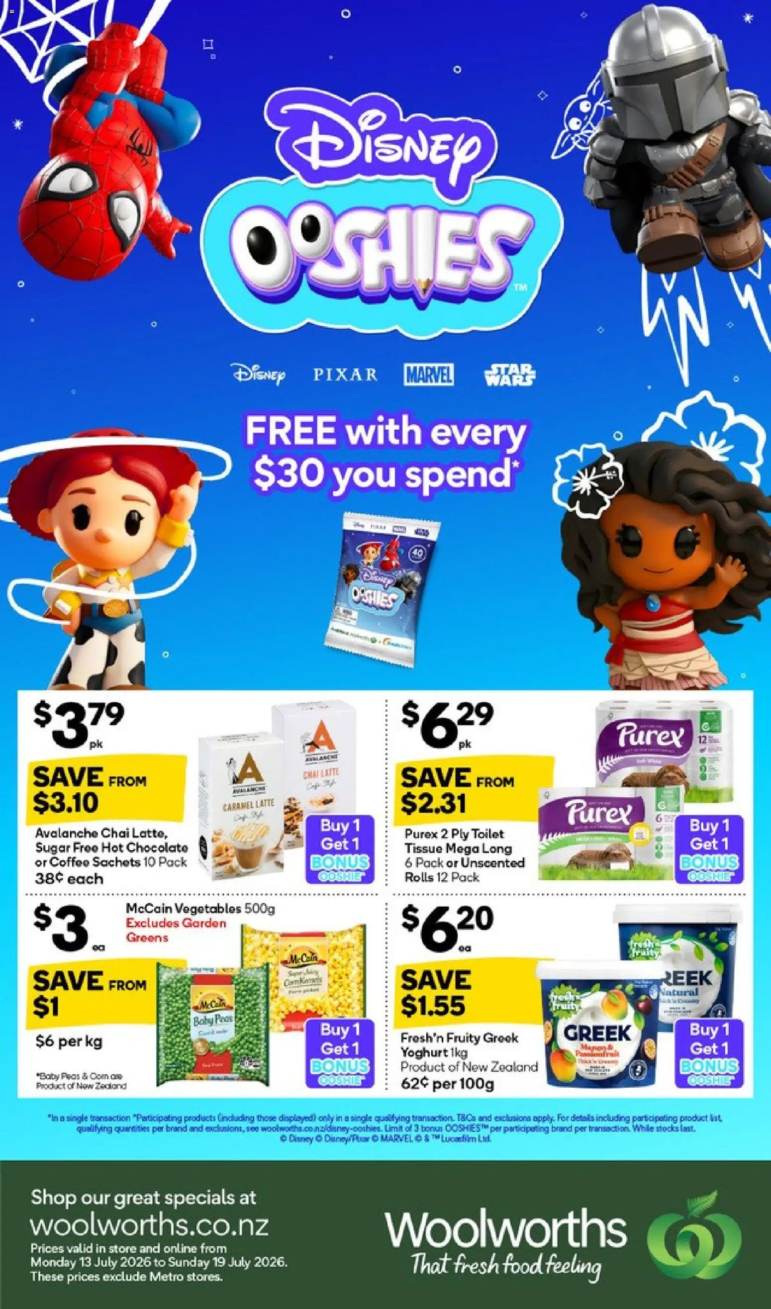 Preview of catalogue Woolworths catalogue from shop Woolworths valid 13 Jul 2026