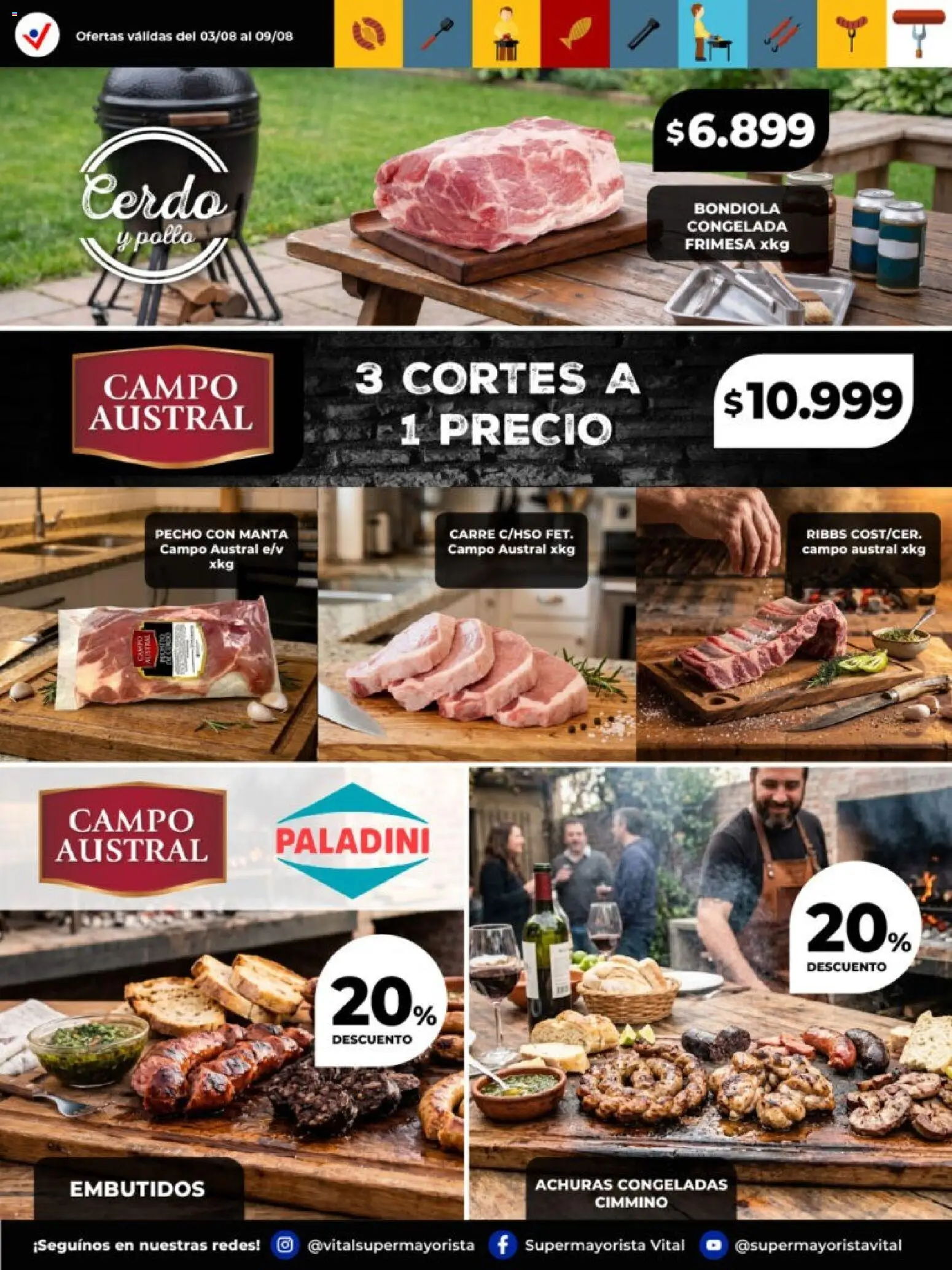 Vista previa del folleto de la tienda Vital válido desde el 03/08/2026 