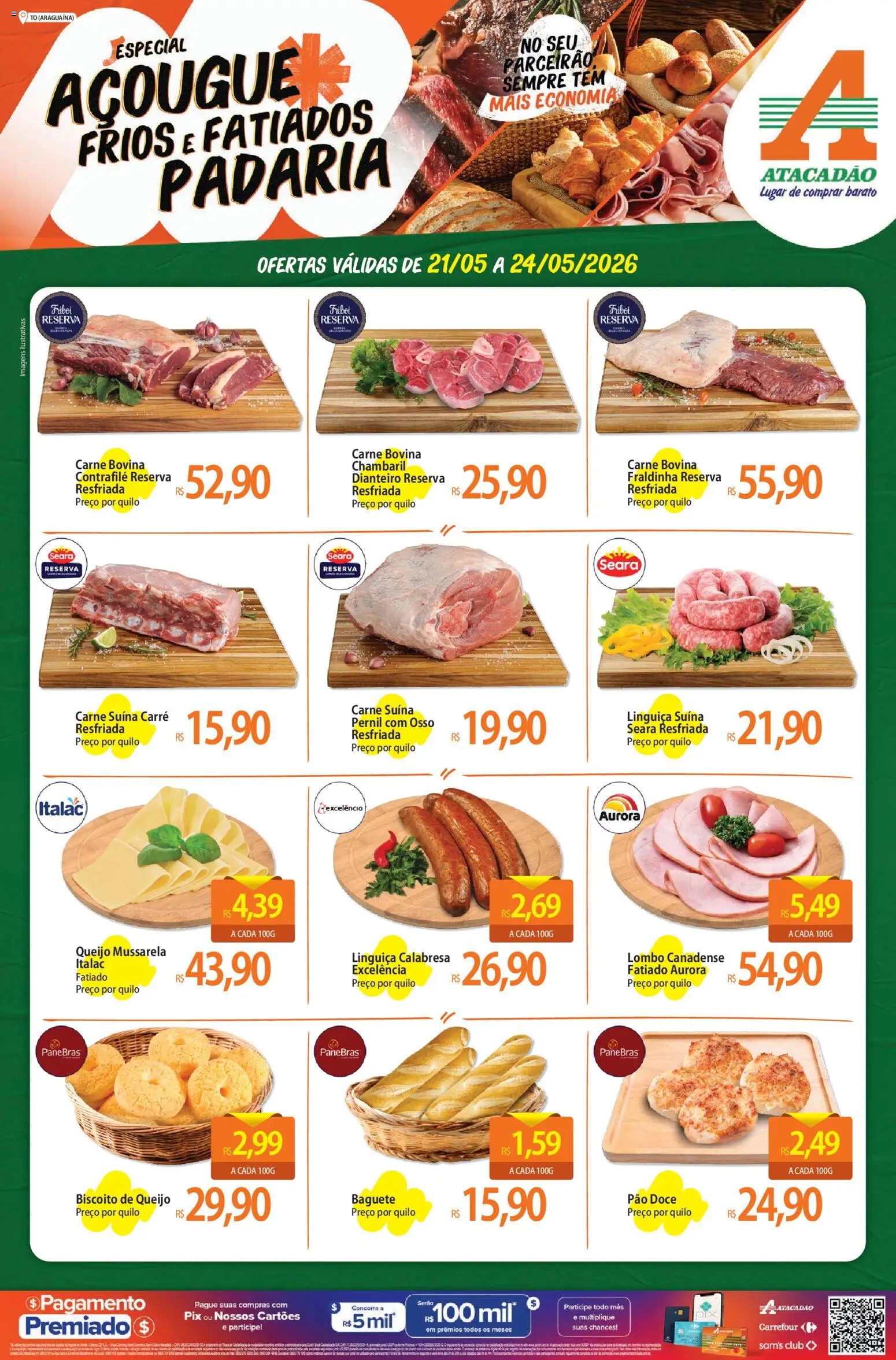 Pré-Visualização do folheto "Atacadão ofertas - TO" da loja Atacadão válido a partir de 21/05/2026