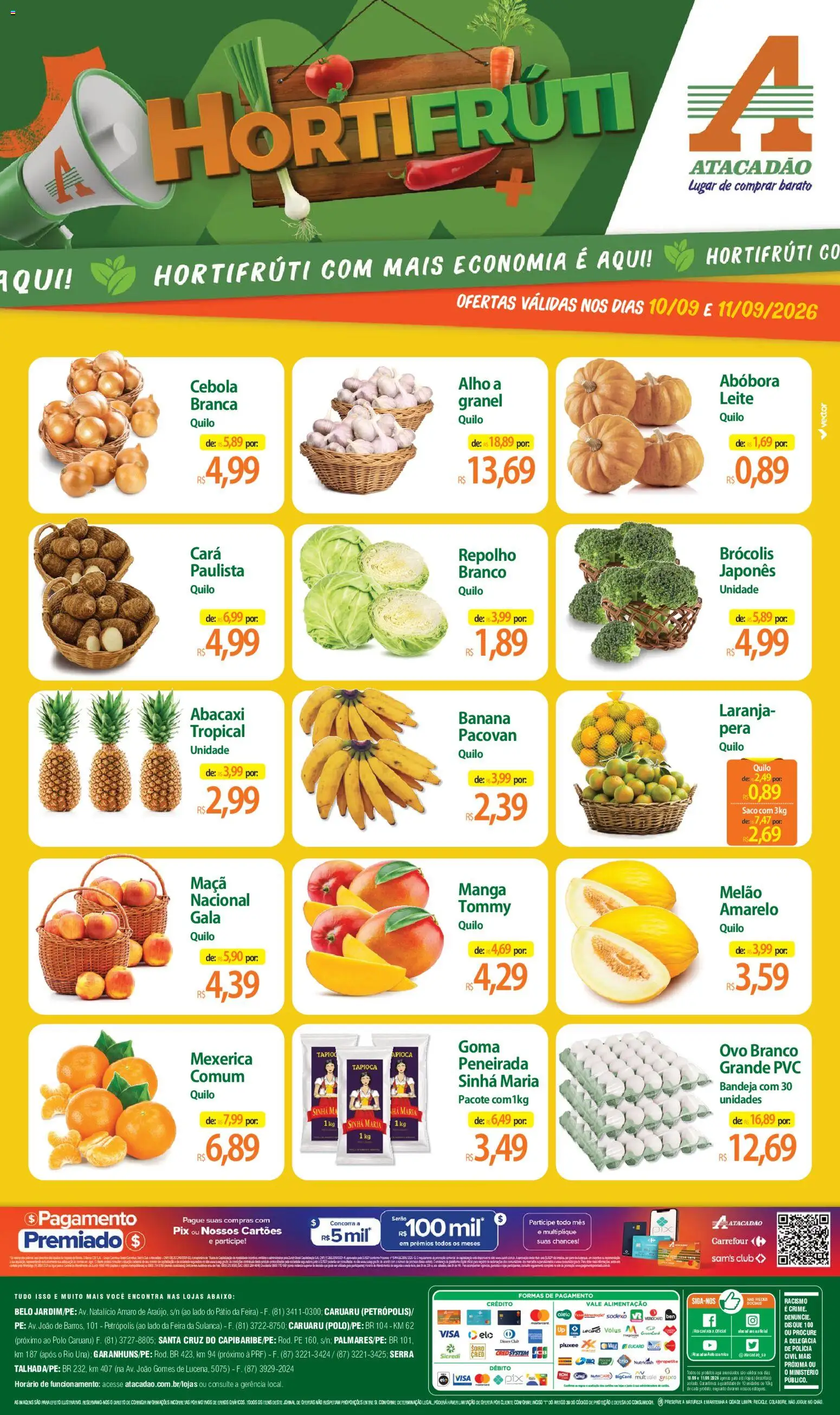 Pré-Visualização do folheto "Atacadão ofertas - PE" da loja Atacadão válido a partir de 10/09/2026