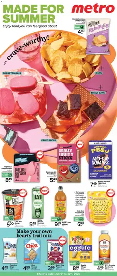 Un aperçu du dépliant Metro Health & Wellness Flyer - Alma du magasin Metro est valide à partir 9 juill. 2026