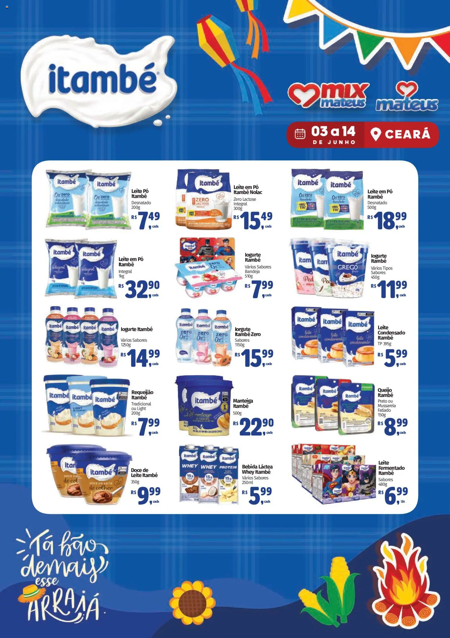 Pré-Visualização do folheto "Mateus ofertas Exclusivo Itambé" da loja Mateus válido a partir de 03/06/2026