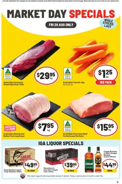 Preview of catalogue IGA Market Day Specials Hawthorn from shop IGA valid 28/08/2026