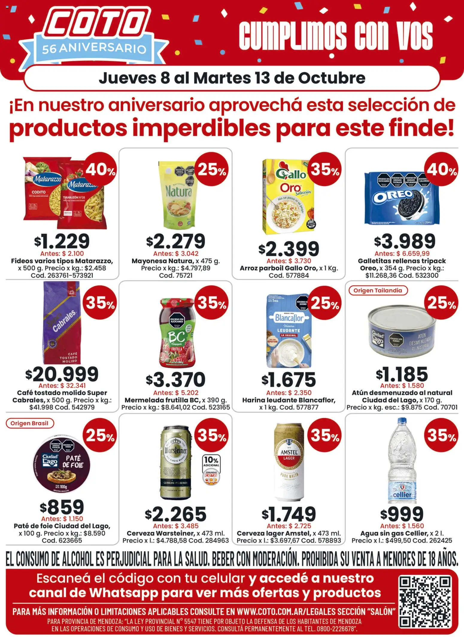 Vista previa del folleto de la tienda Coto válido desde el 08/10/2026 