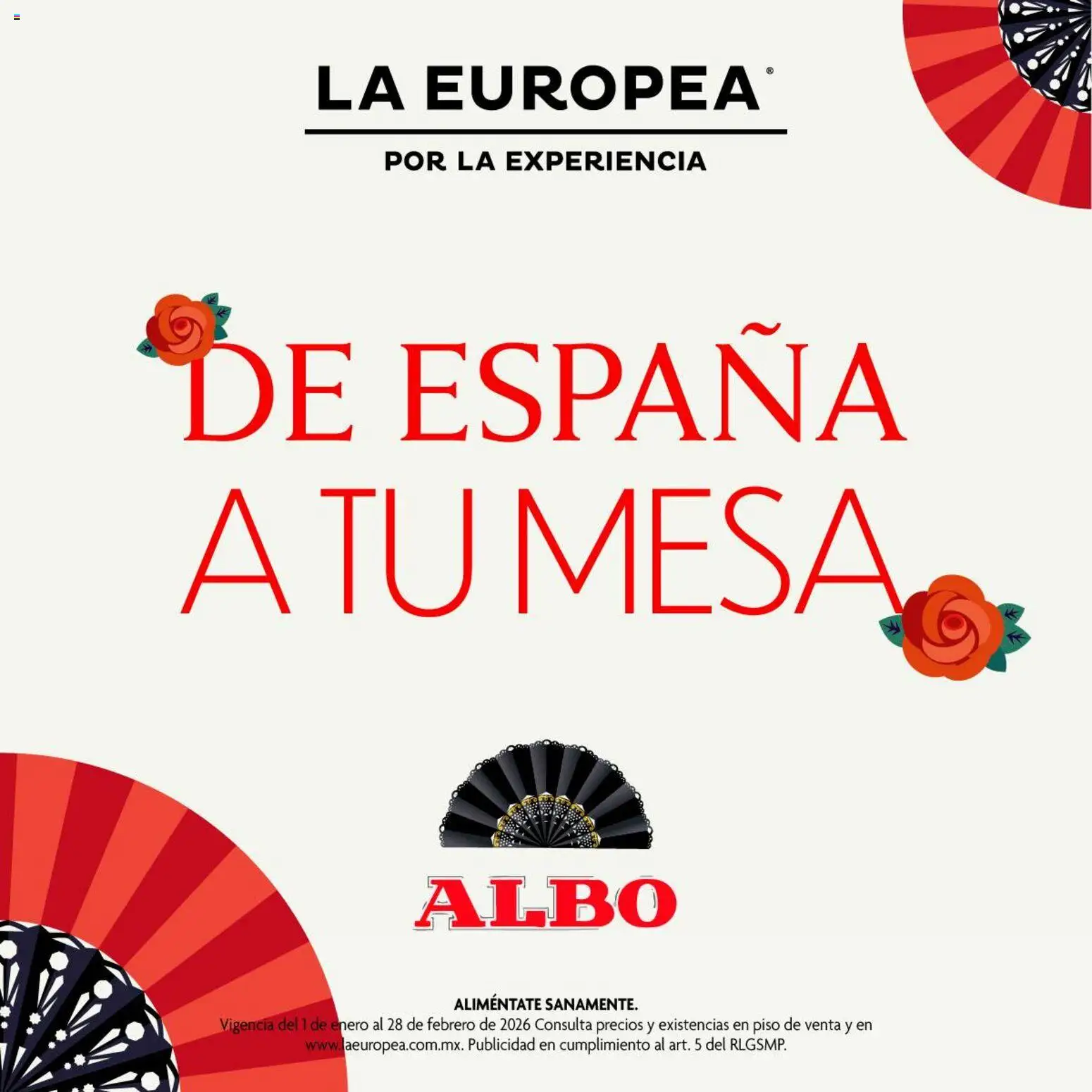 Vista previa las ofertas de la tienda La Europea - Catálogo De España a tu mesa desde el 01/01/2026 