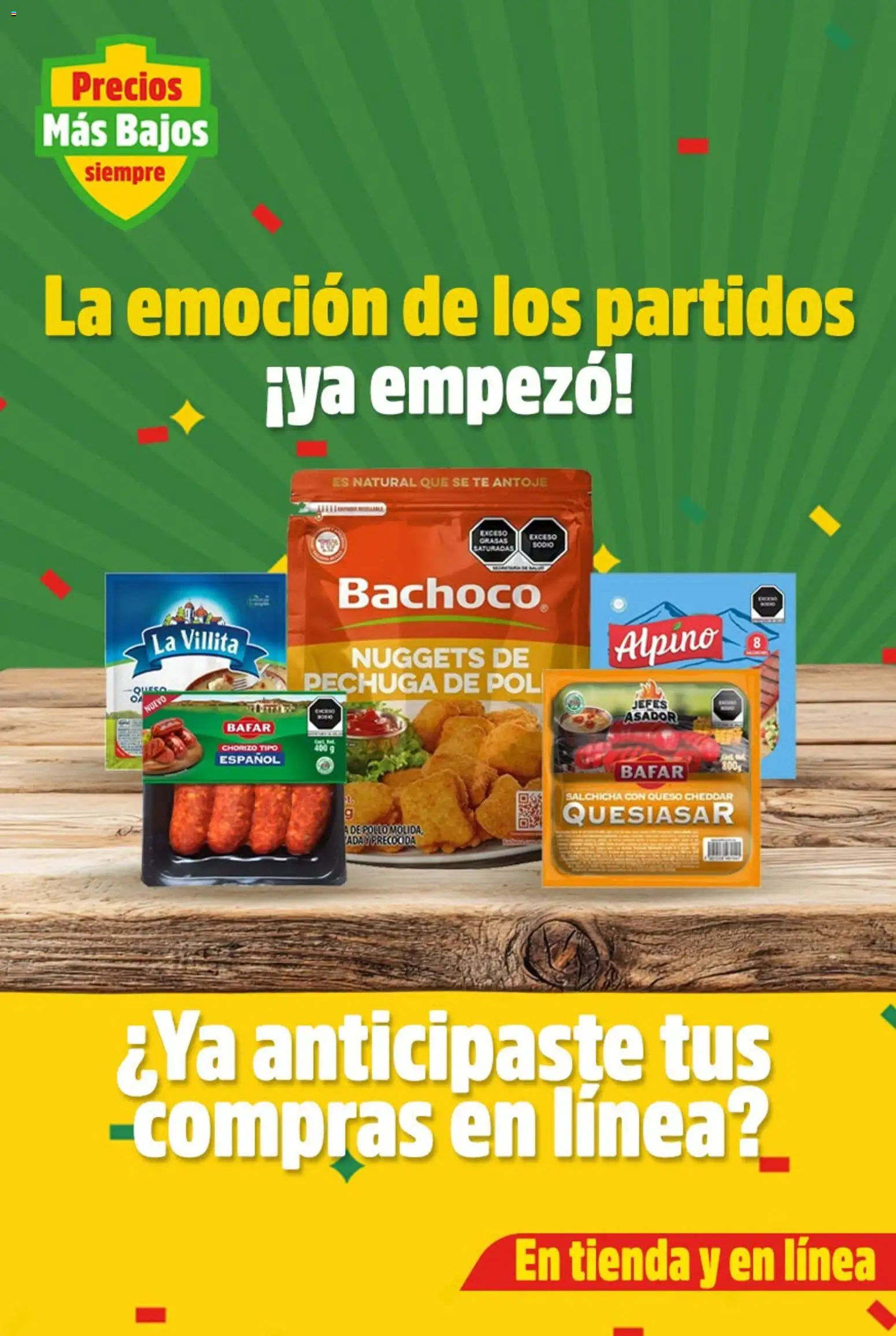 Vista previa las ofertas de la tienda Bodega Aurrerá - Bodega Aurrerá folleto La emoción de los partidos ya empezó desde el 05/06/2026 