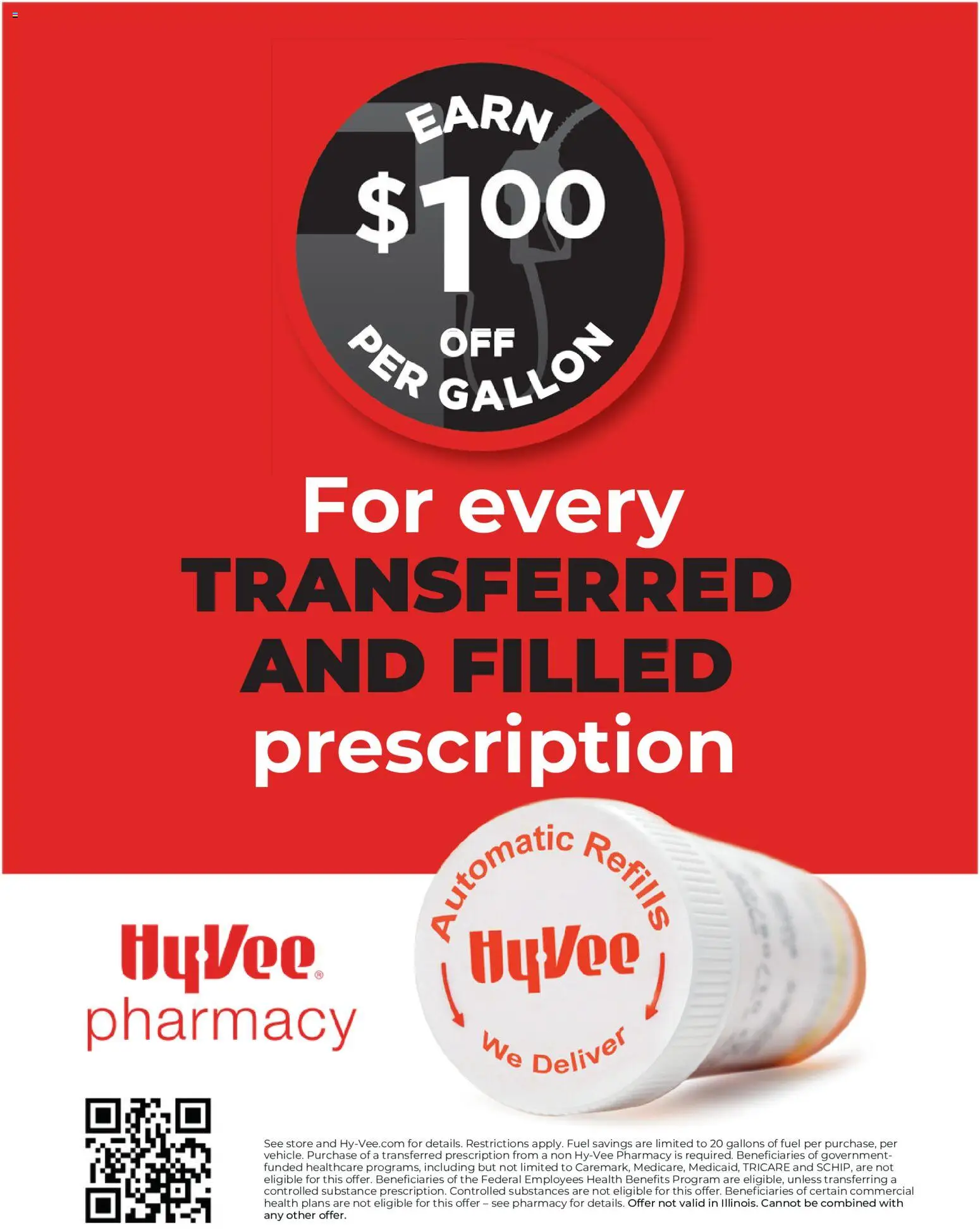 Ad Preview of HyVee HyVee $1 Pharmacy Transfer from 08/01/2026