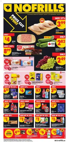 Preview of leaflet No Frills weekly flyer - AB from shop No Frills is valid from Aug 13, 2026