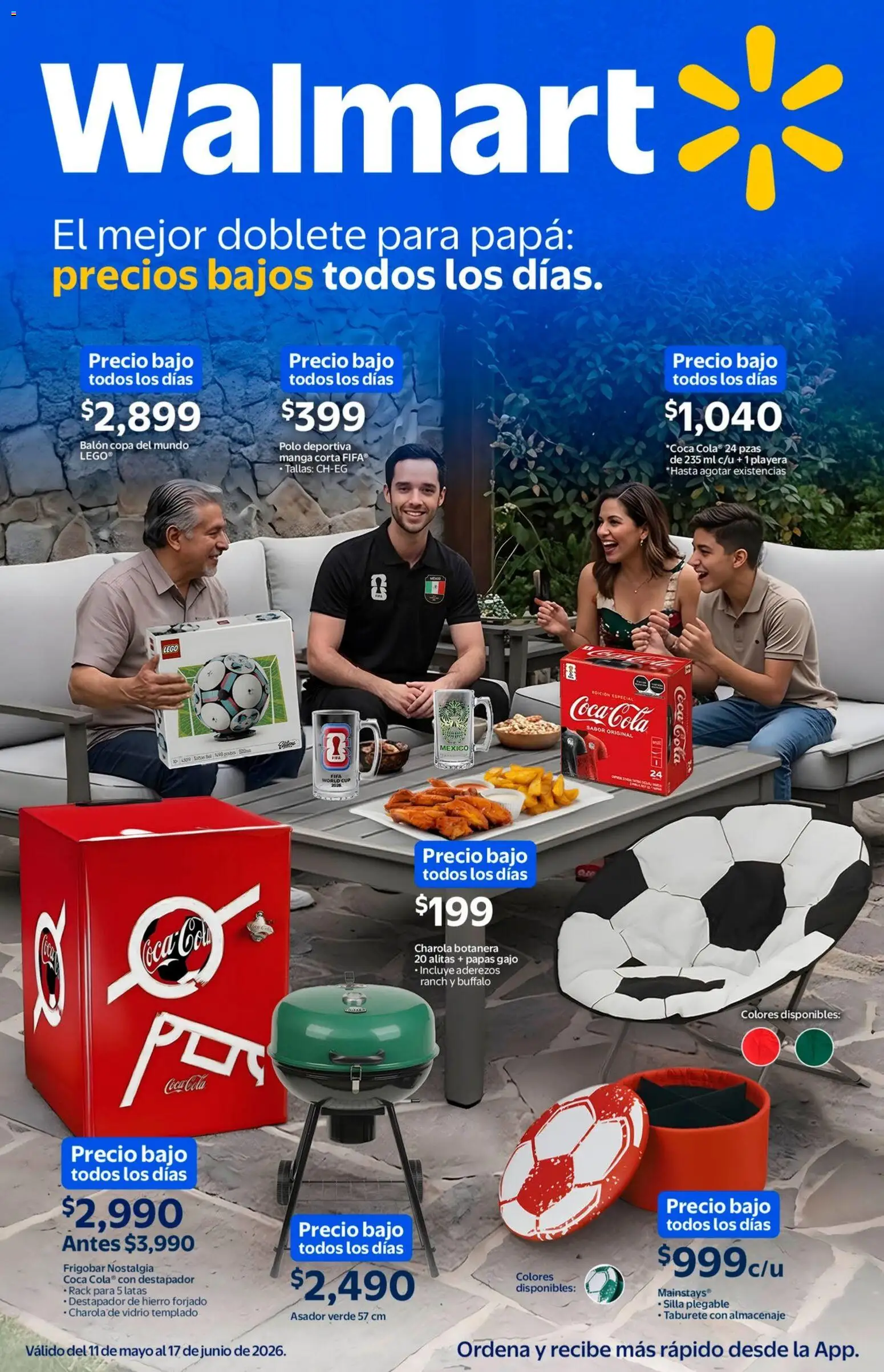 Vista previa las ofertas de la tienda Walmart - Walmart folleto El mejor doblete para papá desde el 11/05/2026 