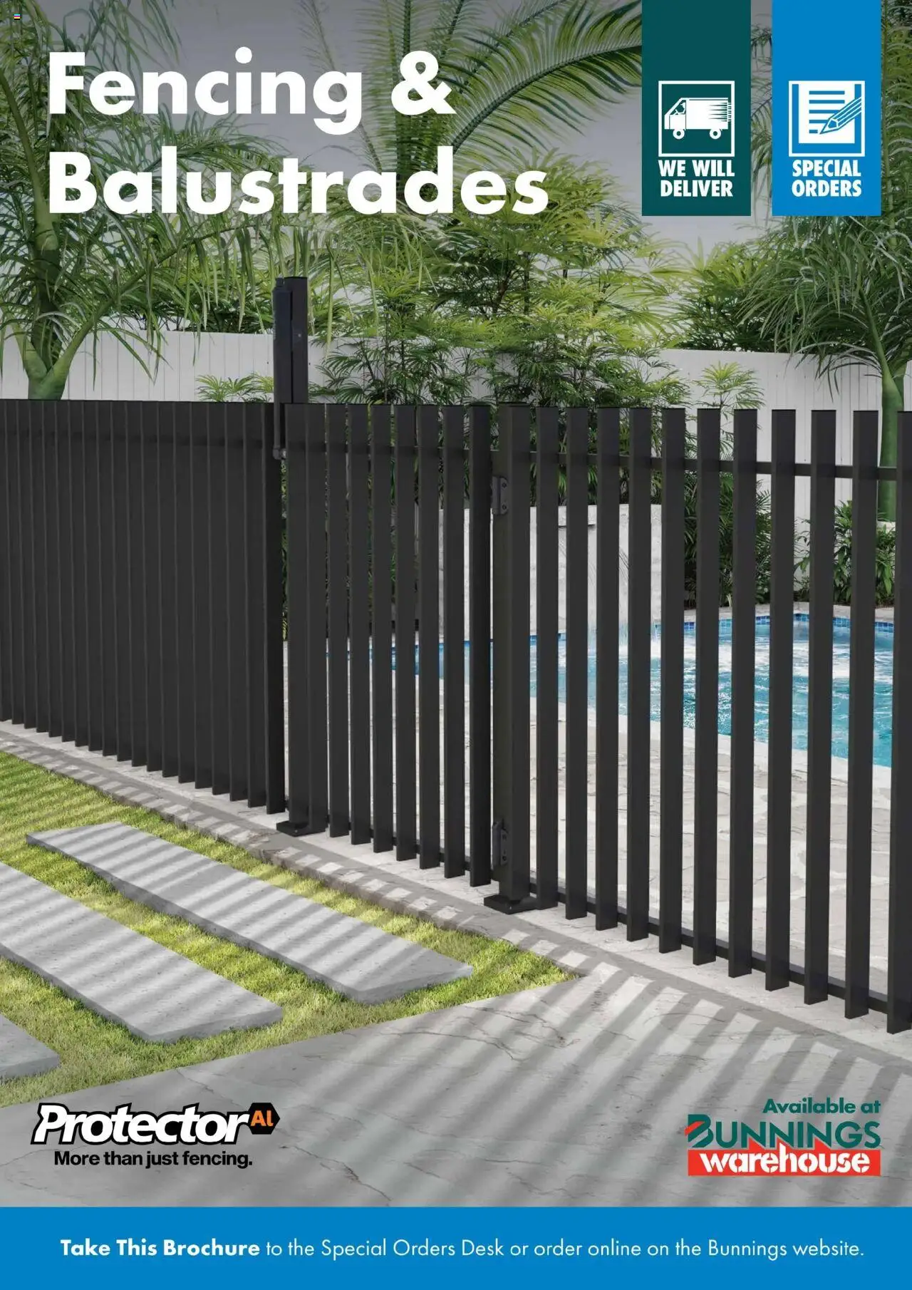 Preview of catalogue Protectoral Aluminium and Glass Fencing Brochure from shop Bunnings Warehouse valid 22/09/2025