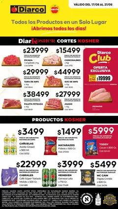 Vista previa del folleto de la tienda Diarco válido desde el 17/08/2026 