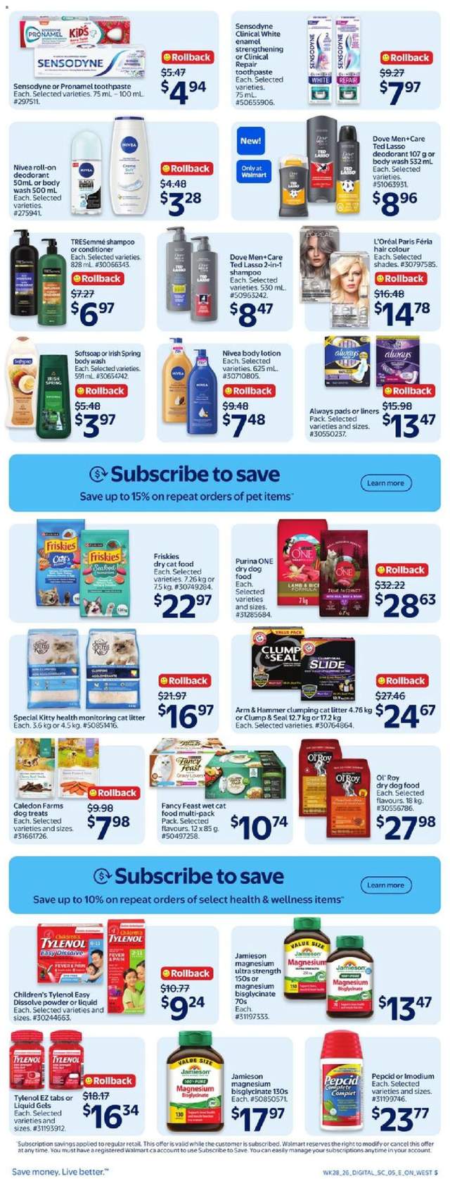 New Walmart flyer from Aug 06