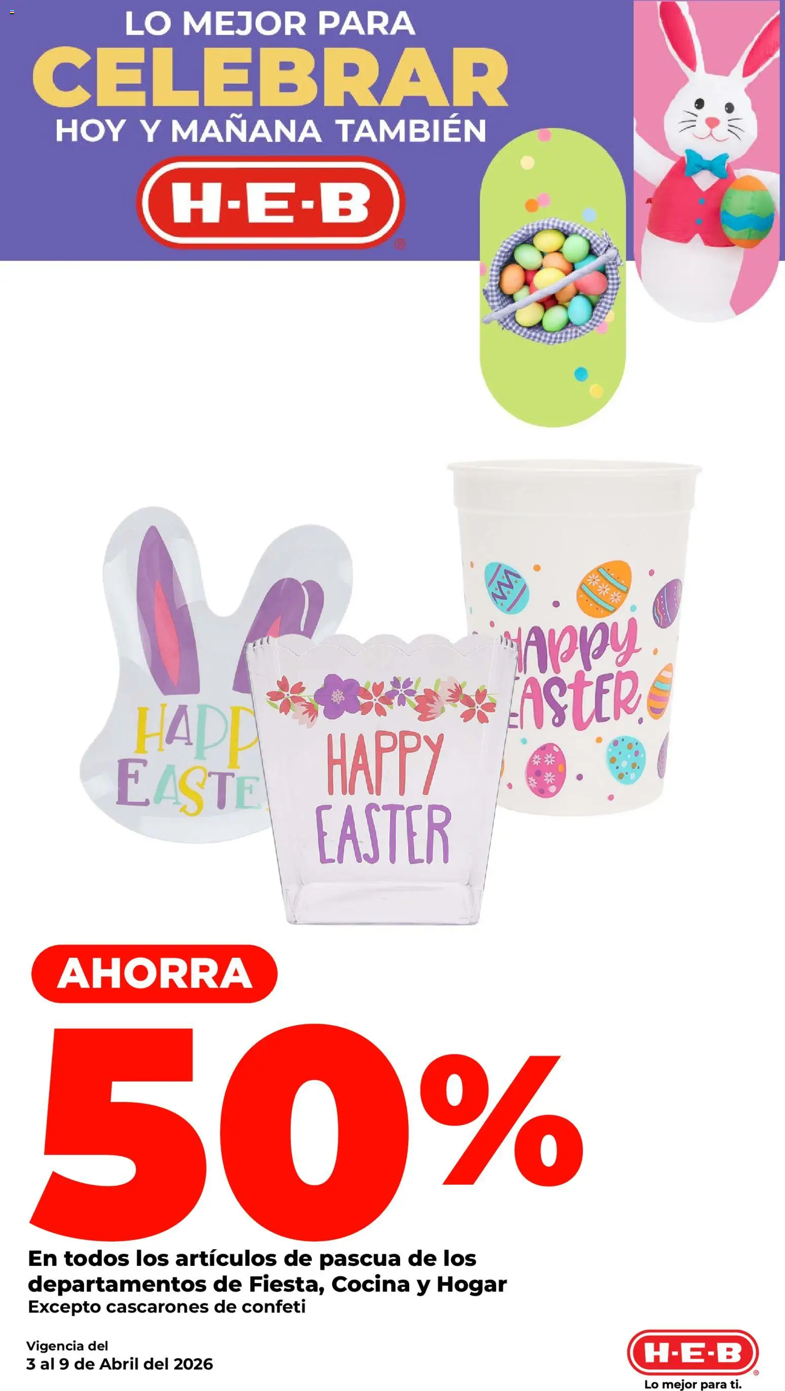 Vista previa las ofertas de la tienda H-E-B - H-E-B folleto desde el 03/04/2026 - Cocina
