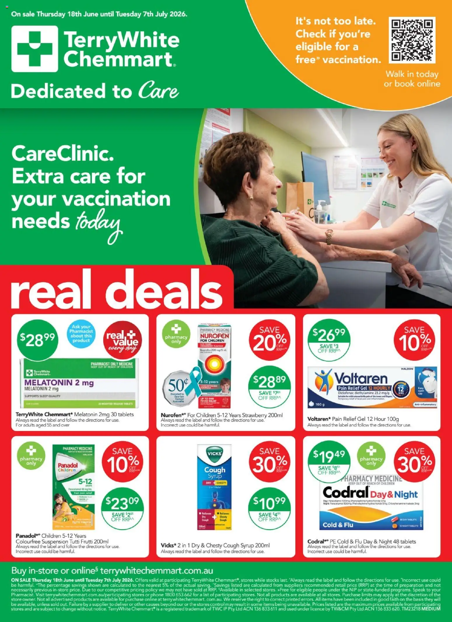 Preview of catalogue Terry White catalogue Acacia Ridge from shop Terry White valid 18/06/2026