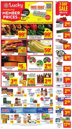 Ad Preview of Lucky Supermarkets Lucky Supermarkets Weekly Ad from 06/24/2026