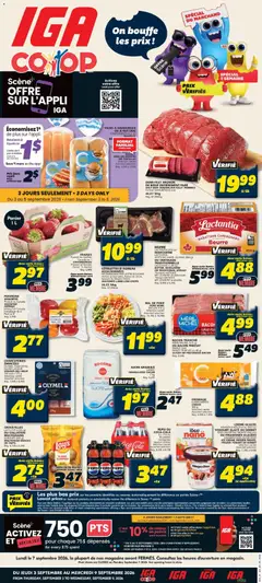 Preview of leaflet IGA weekly flyer / circulaire from shop IGA is valid from Sep 03, 2026