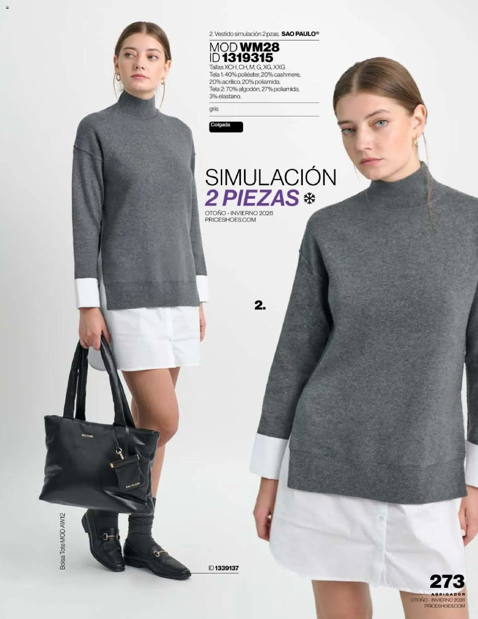 Vista previa las ofertas de la tienda Price Shoes - Price Shoes catálogo Abrigador desde el 16/09/2026 - Vestido, Bolsa