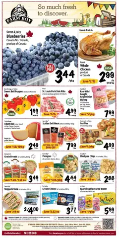 Preview of leaflet Farm Boy weekly flyer / circulaire from shop Farm Boy is valid from Jul 16, 2026