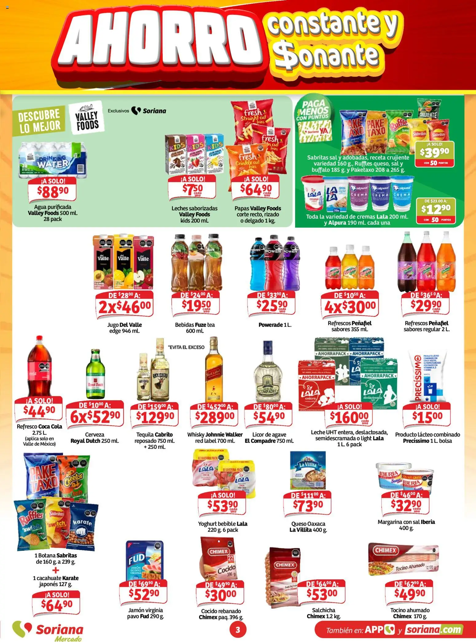 Vista previa las ofertas de la tienda Soriana - Soriana folleto Ahorro constante y sonante Mercado desde el 23/10/2026 