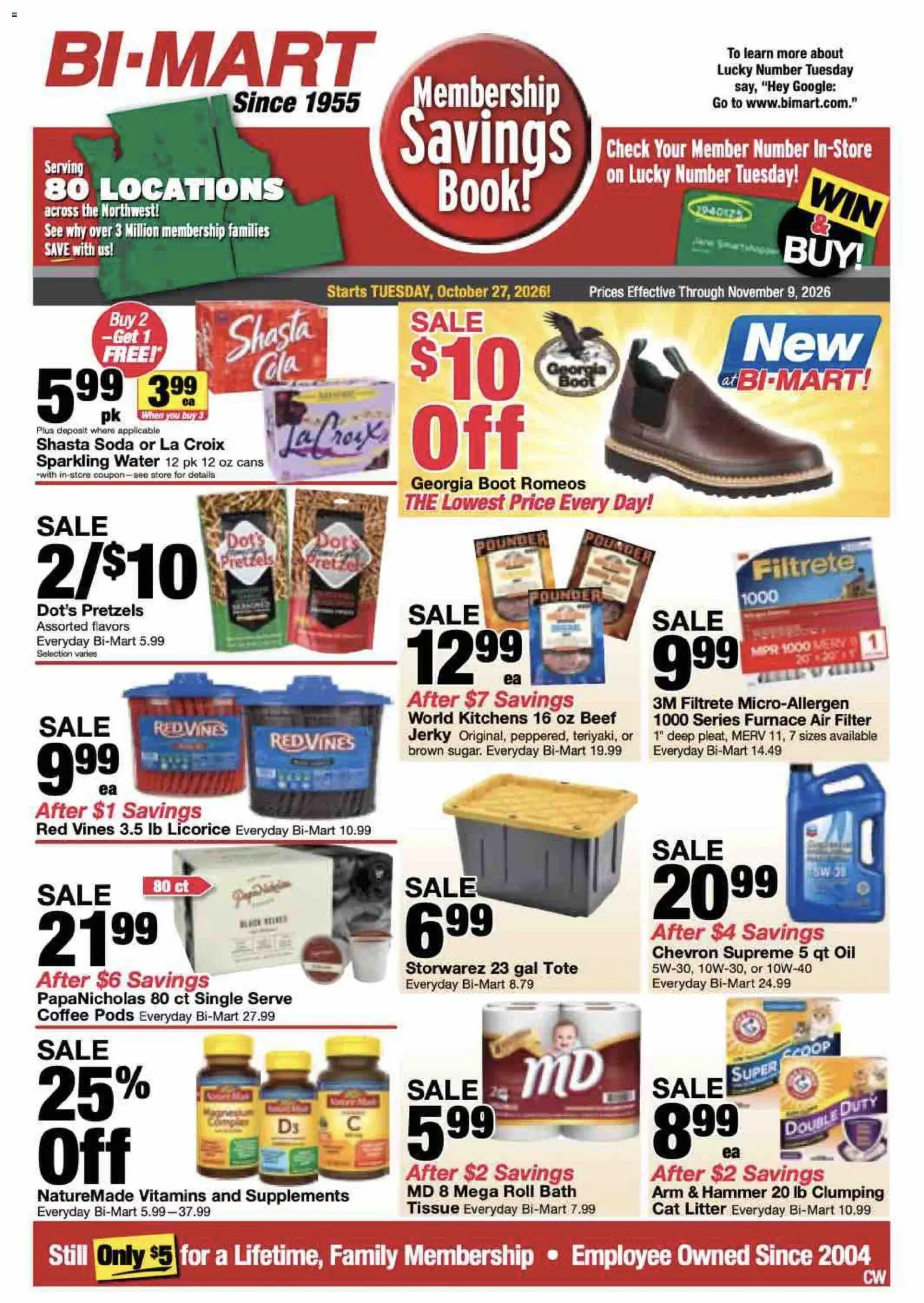Ad Preview of Bi-Mart Bi-Mart Weekly Ad from 10/27/2026