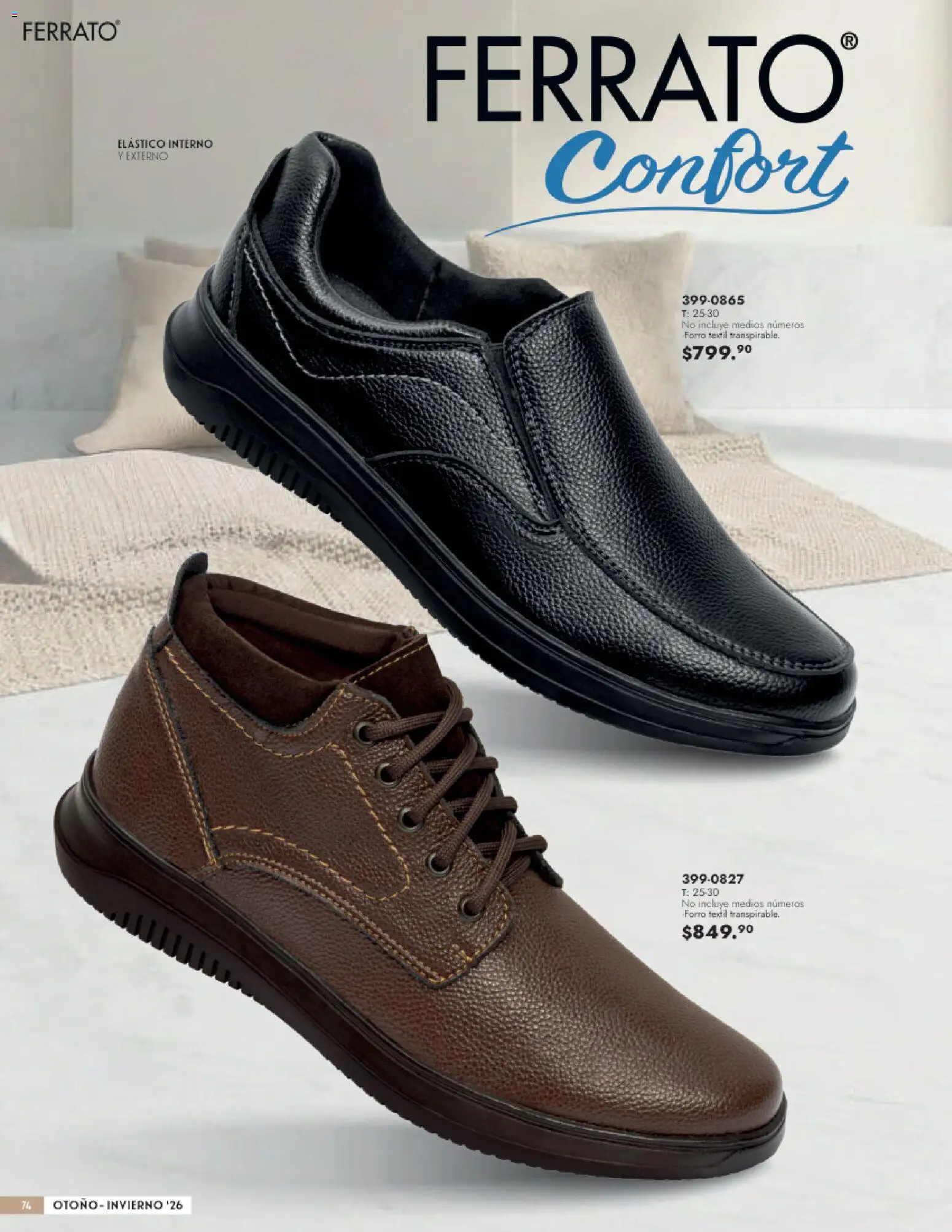 Vista previa las ofertas de la tienda Andrea - Andrea catálogo Calzado Caballero desde el 23/08/2026 