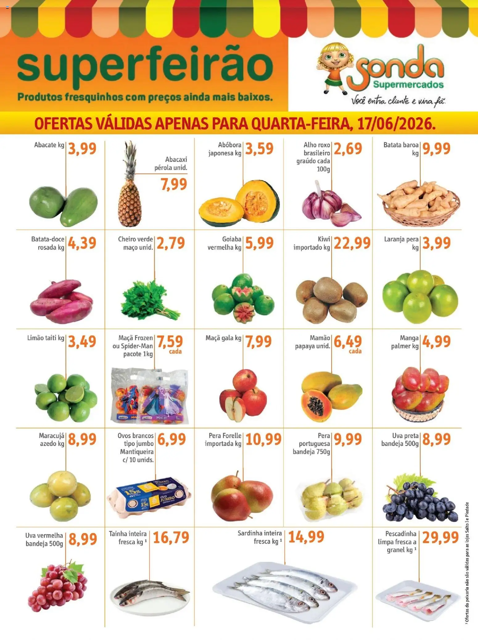 Pré-Visualização do folheto "Sonda ofertas Feirão" da loja Sonda válido a partir de 17/06/2026