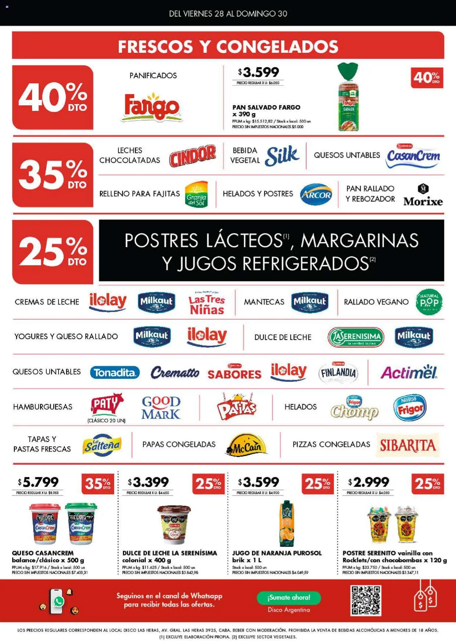 Vista previa del folleto de la tienda Disco válido desde el 27/08/2026 