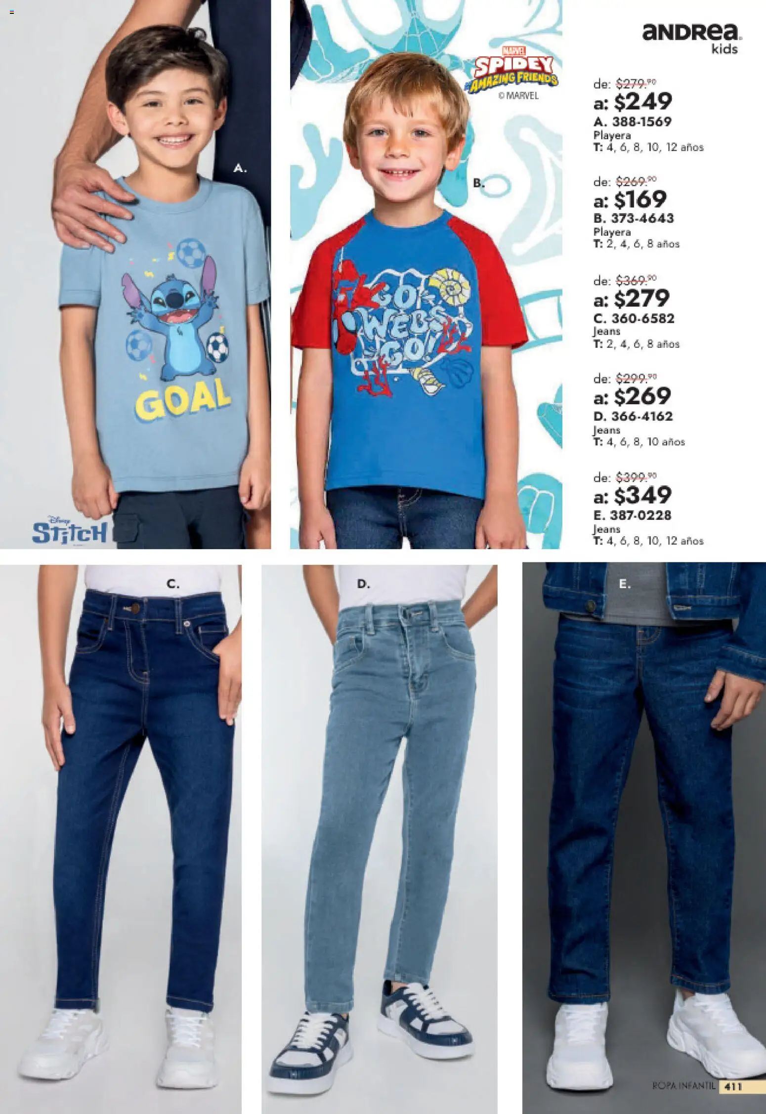 Vista previa las ofertas de la tienda Andrea - Andrea catálogo Outlet desde el 26/07/2026 