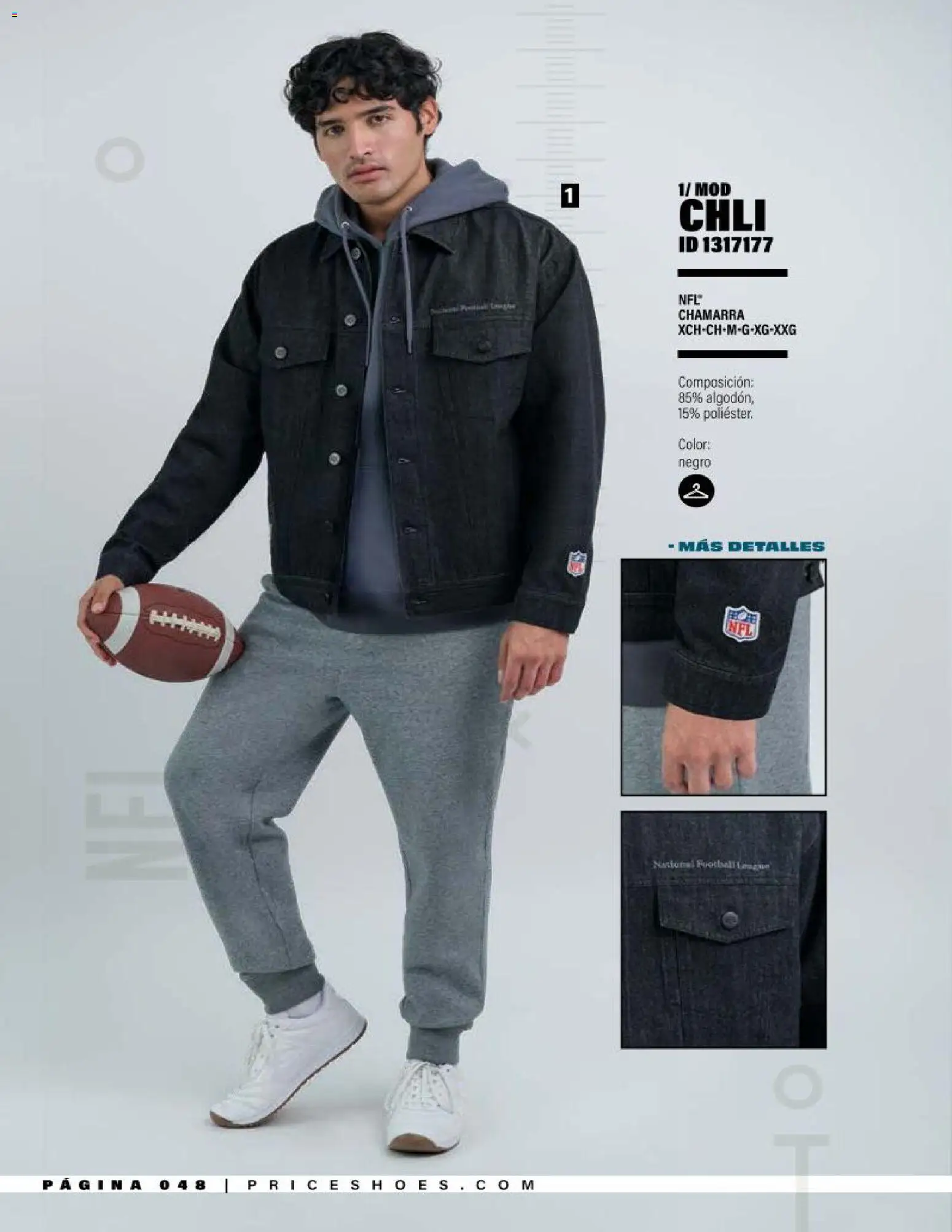 Vista previa las ofertas de la tienda Price Shoes - Price Shoes catálogo NFL desde el 01/09/2026 - Chamarra