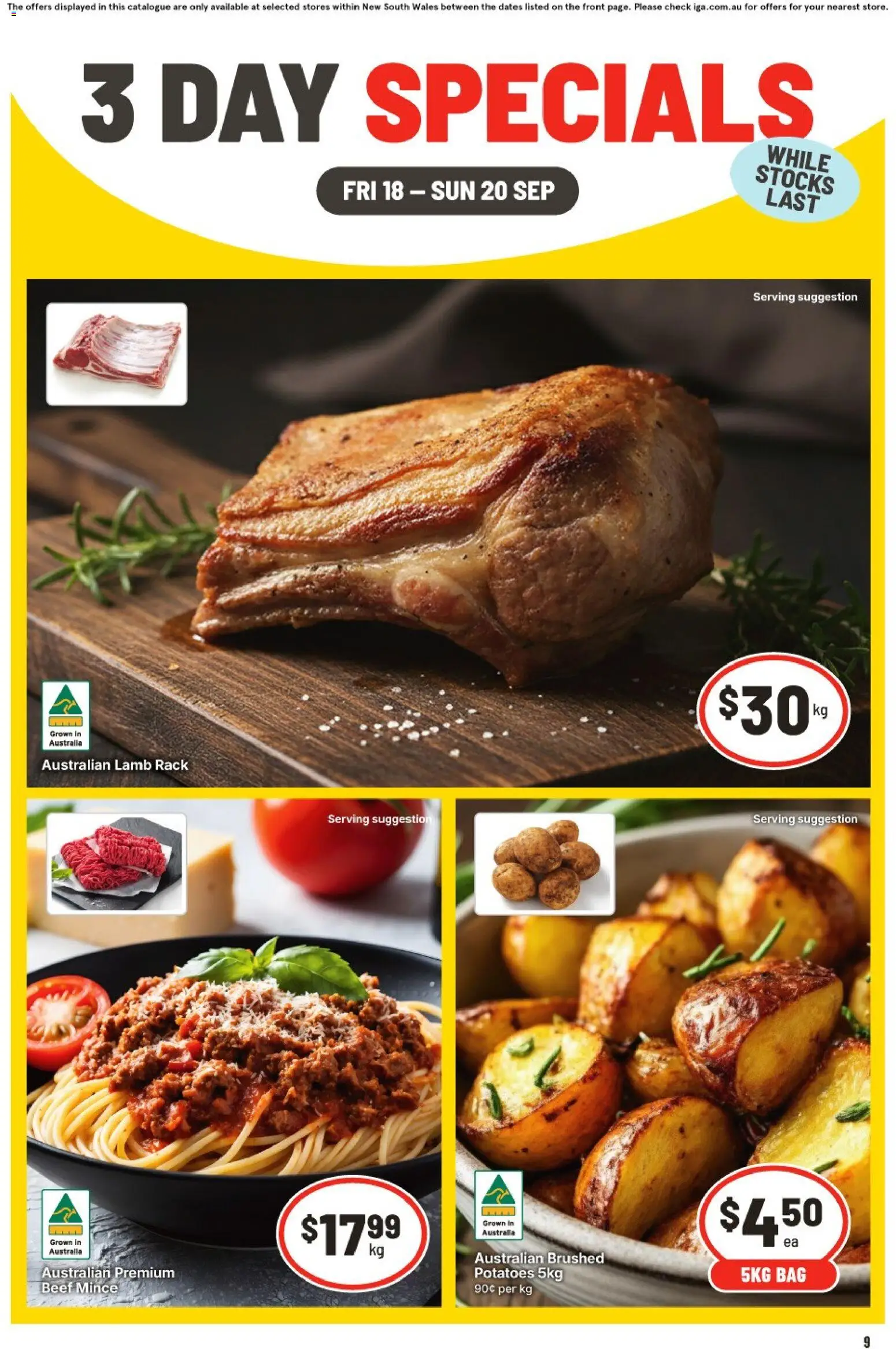 Preview of catalogue IGA catalogue Ainslie from shop IGA valid 18/09/2026
