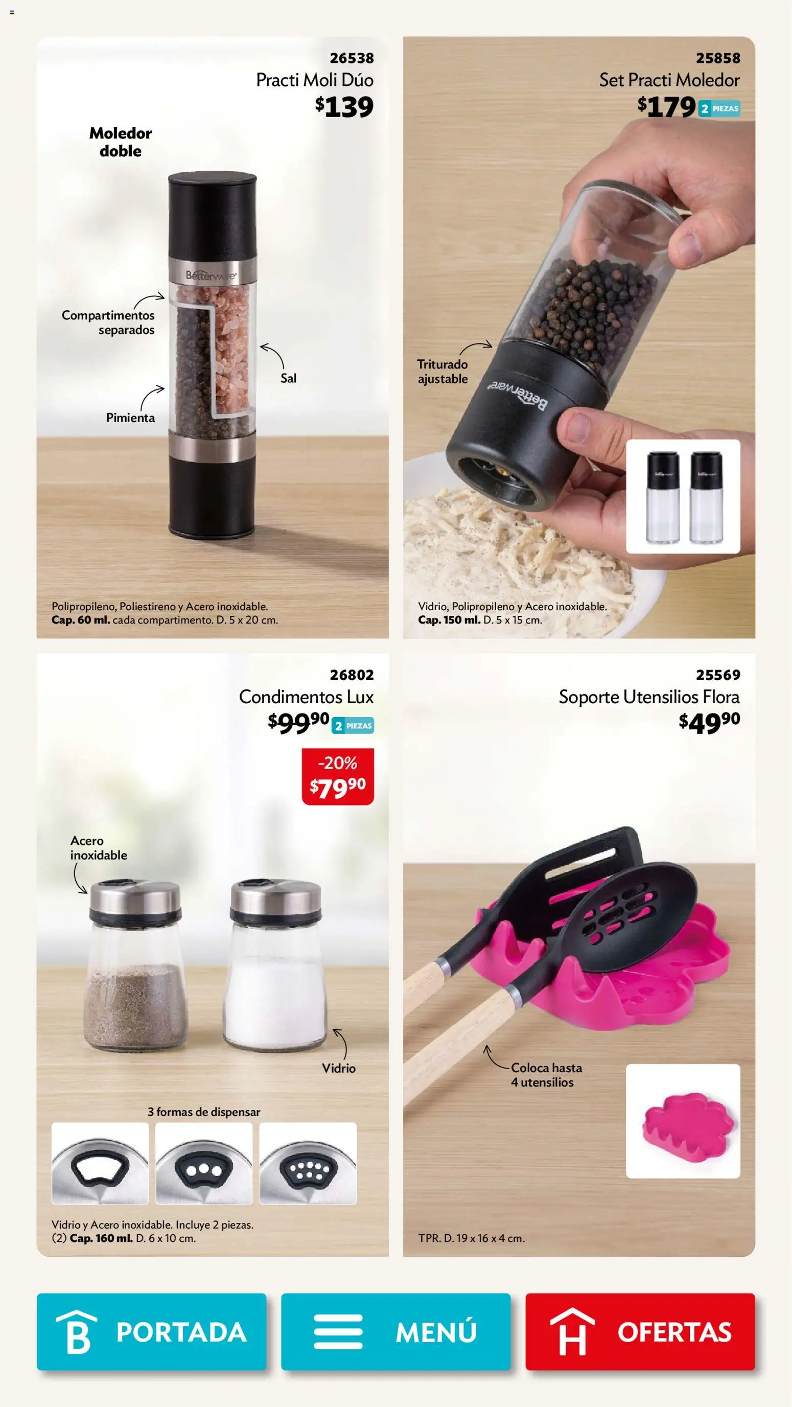 Vista previa las ofertas de la tienda Betterware - Betterware campaña 10 2026 desde el 28/09/2026 - Pimienta