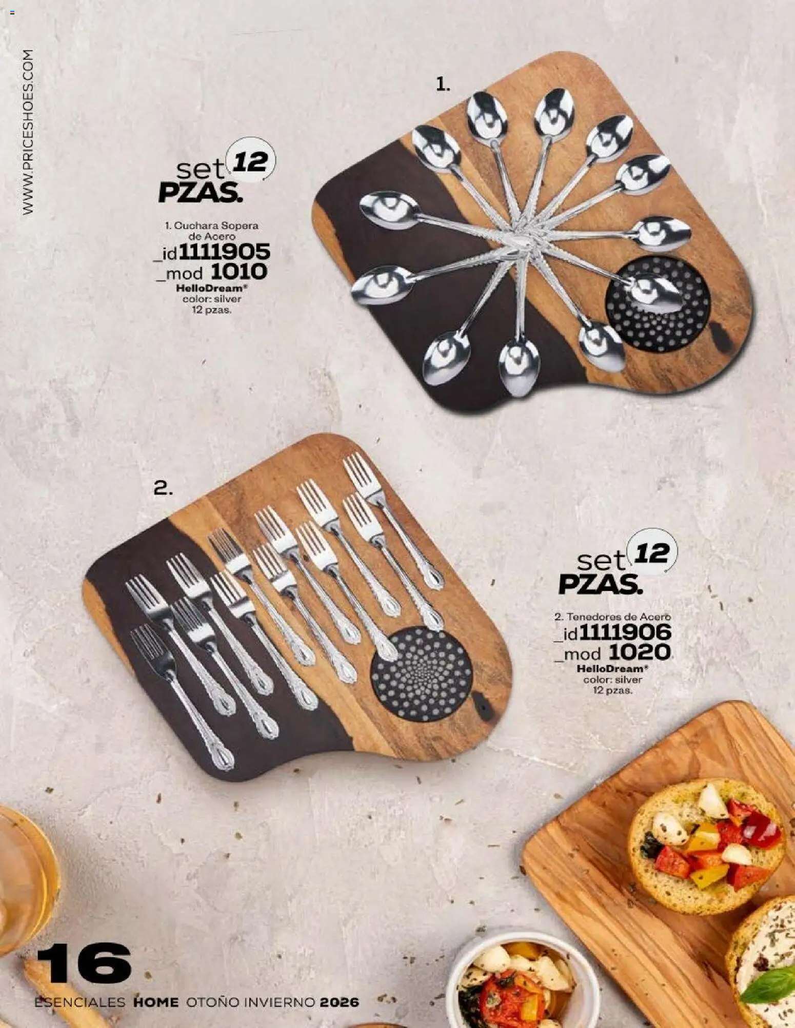 Vista previa las ofertas de la tienda Price Shoes - Price Shoes catálogo Esenciales Home desde el 17/08/2026 