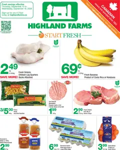 Preview of leaflet Highland Farms weekly flyer / circulaire from shop Highland Farms is valid from Sep 10, 2026