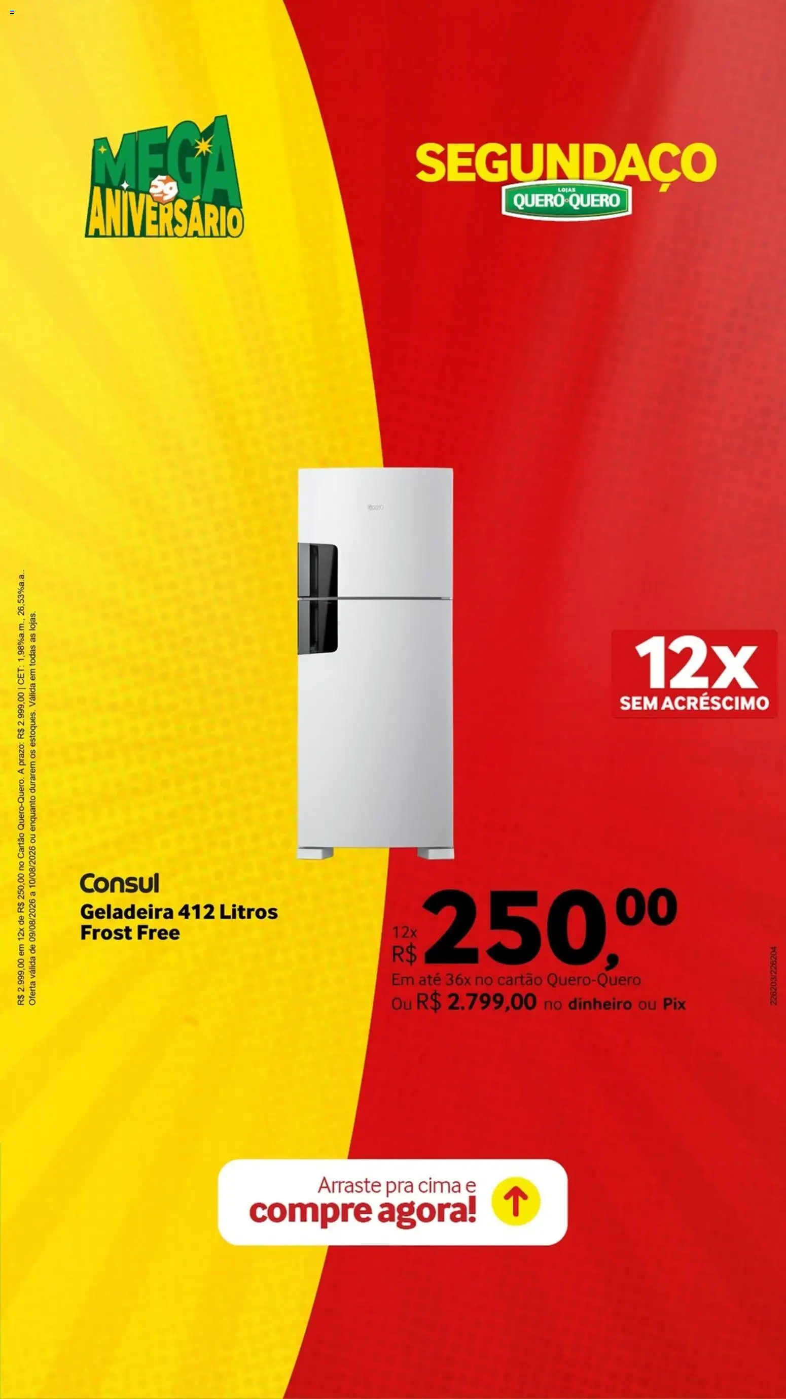 Pré-Visualização do folheto "Lojas Quero-Quero - Ofertas atuais" da loja Lojas Quero-Quero válido a partir de 09/08/2026